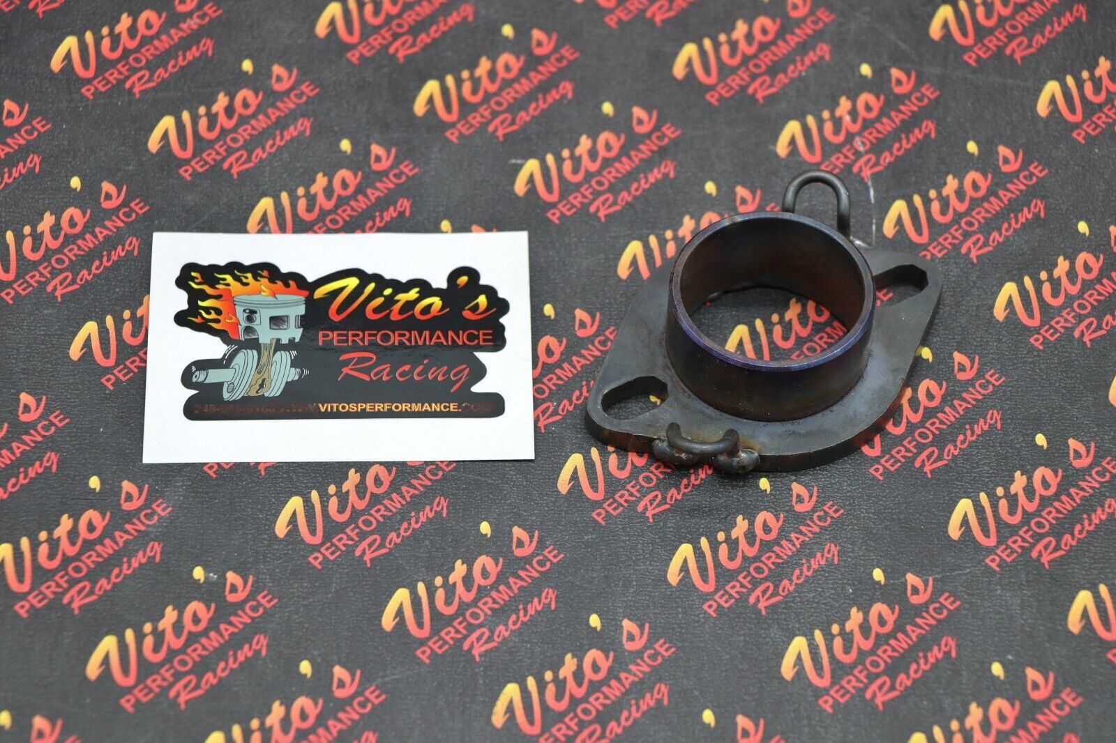 Vito's Performance cylinder flange for FAT BASTARD exhaust pipe Yamaha Blaster
