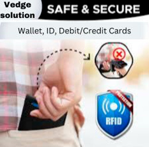 RFID Blocking Card White Ultra Slim Contactless NFC Protector Wallet Shield