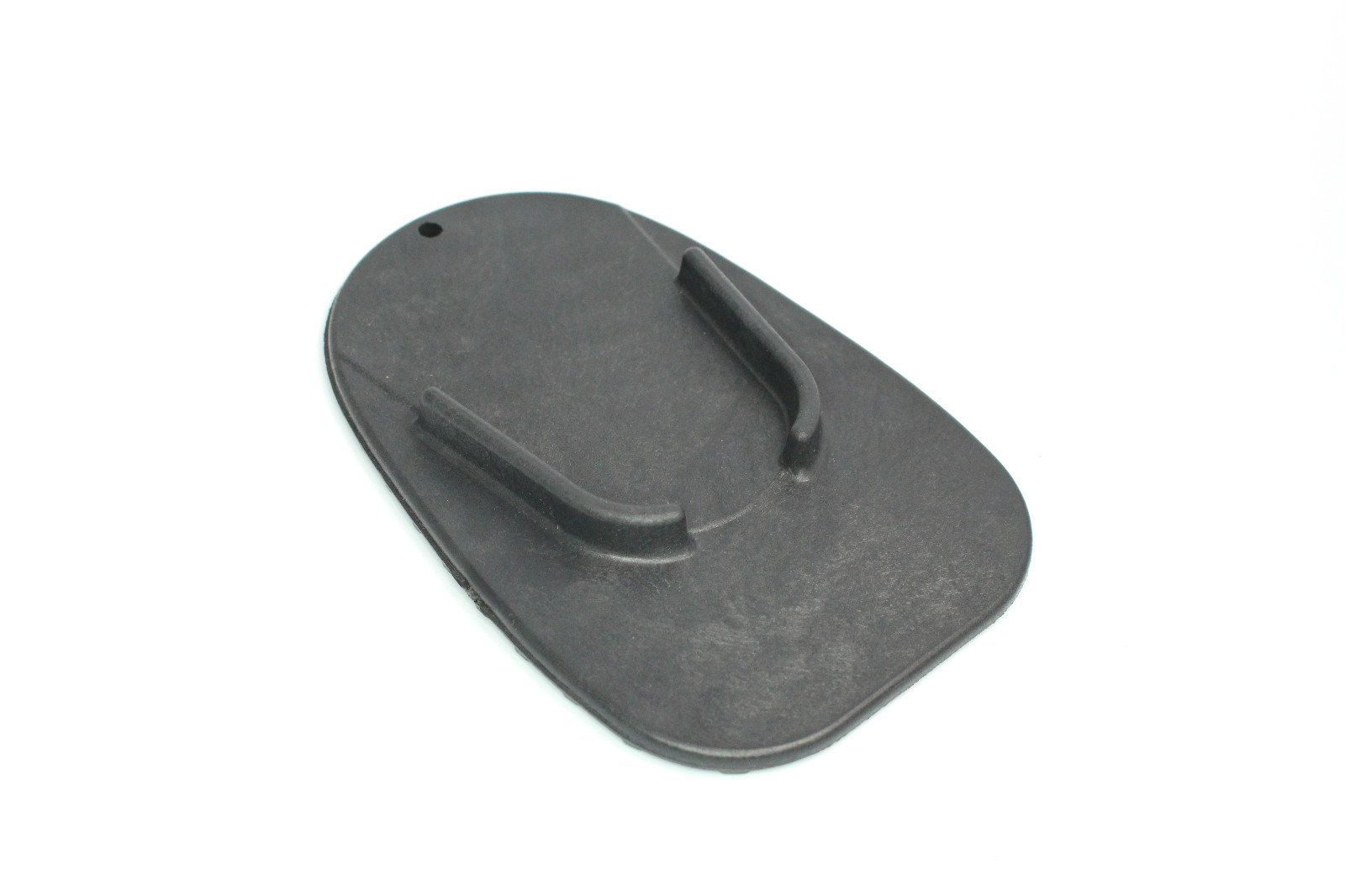 Motorcycle Kickstand Pad Plate Biker's Kick Stand Black Harley Honda Plastic