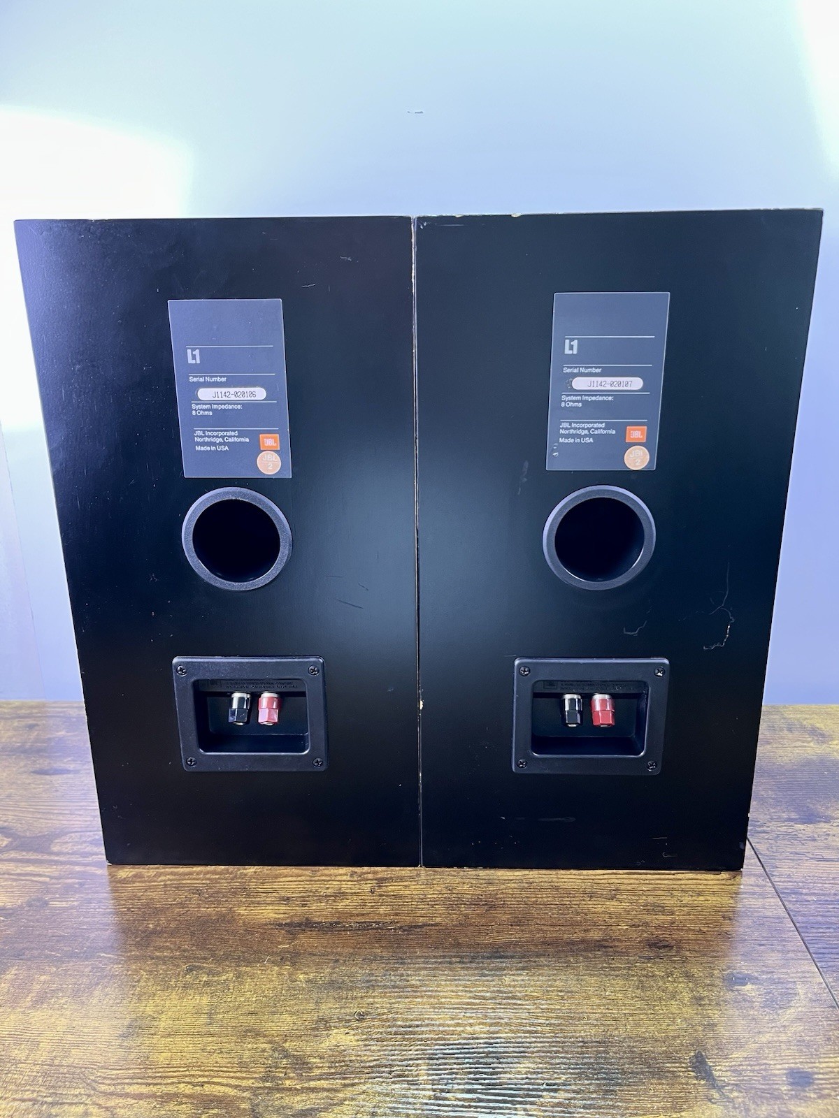 Vintage JBL L1 Monitor Speakers (Pair) Tested Working Sound Great **Read**