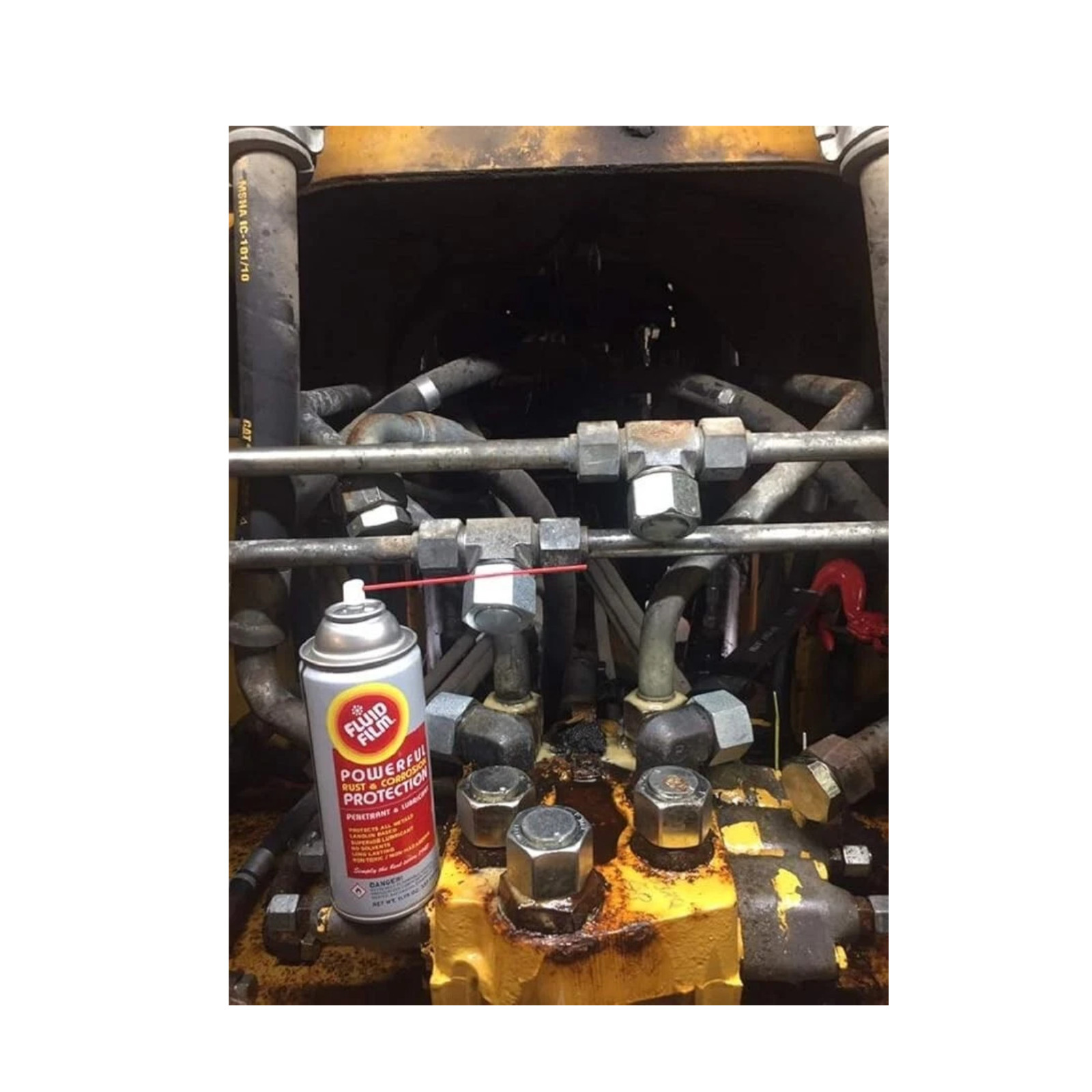 Fluid Film Rust Corrosion Penetrant Lubricant Preventative, Aerosol Can 6-Pack