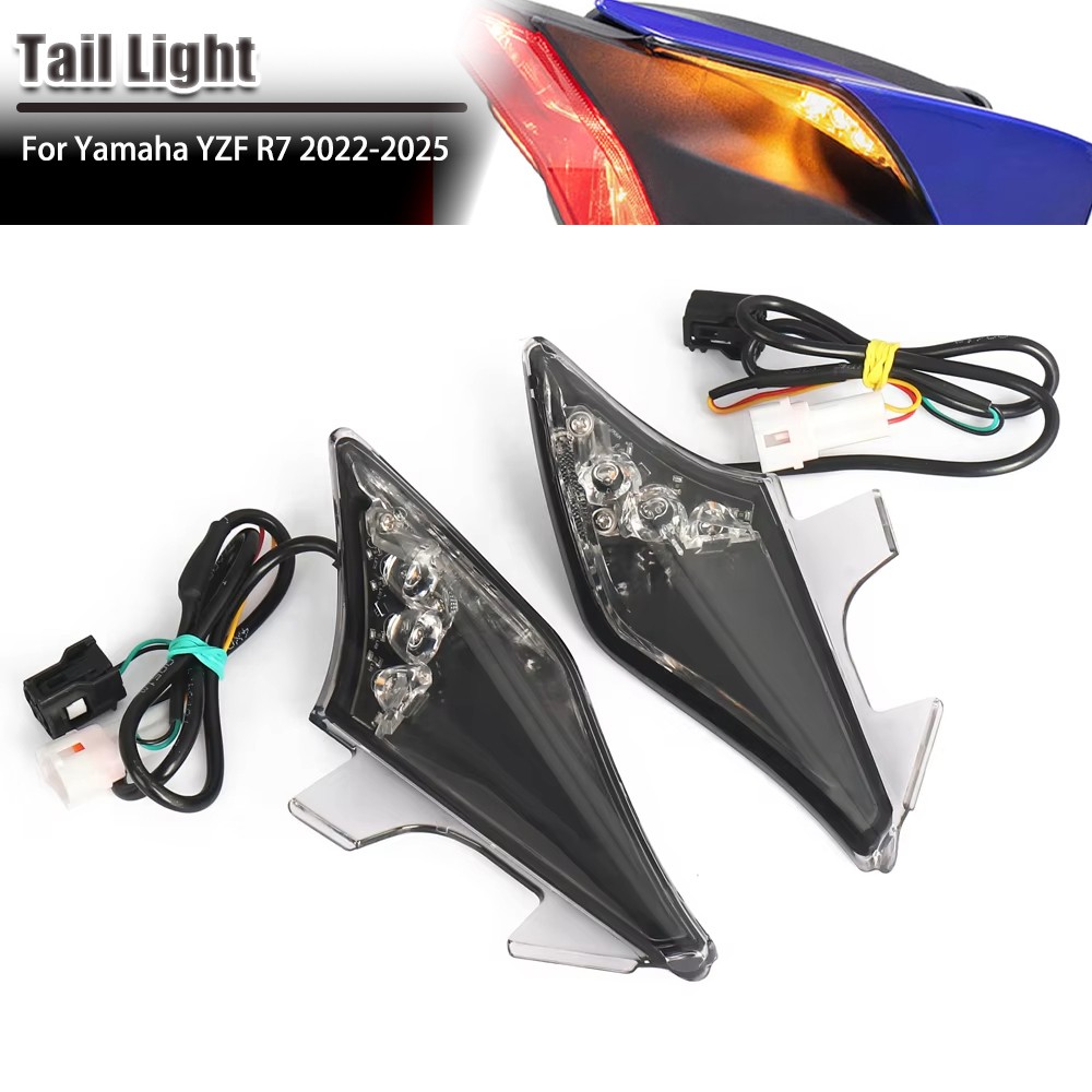 Tail Light Integrated LED Turn Signal Light For YAMAHA YZF R7 YZF-R7 2022-2025