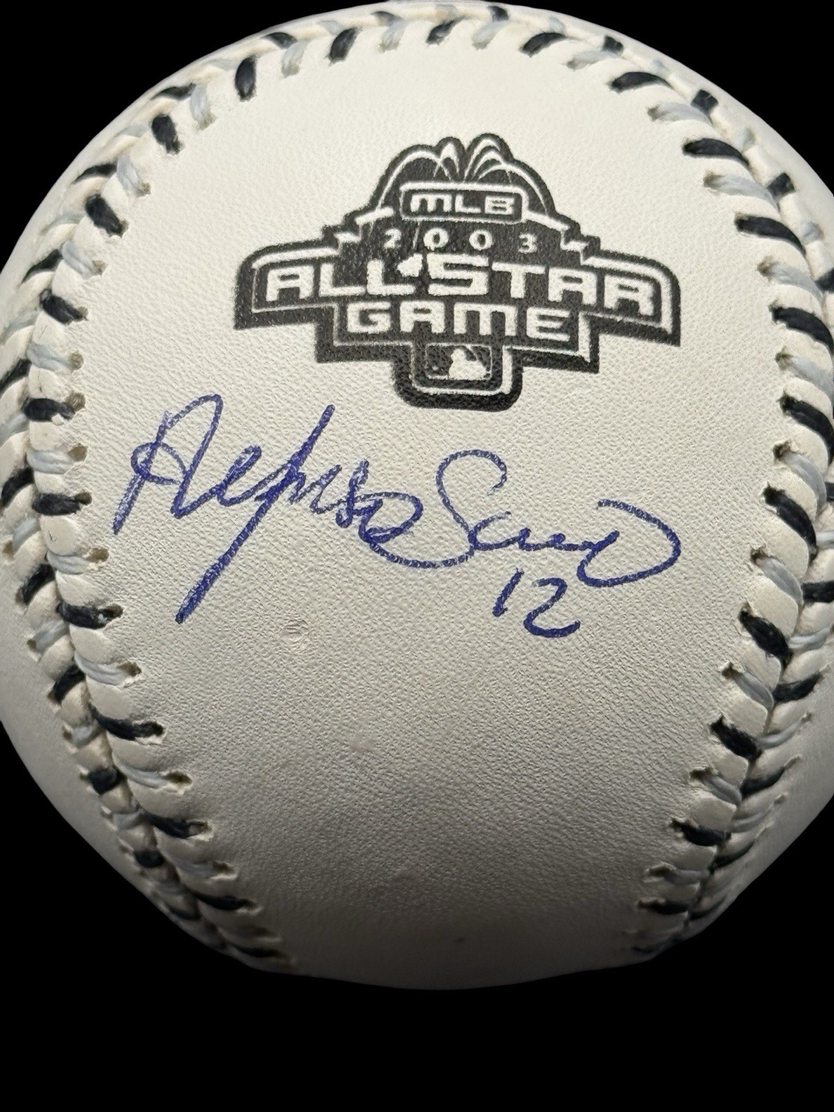 Alfonso Soriano Signed 2003 All-Star Baseball JSA COA Yankees Cubs Auto ASG