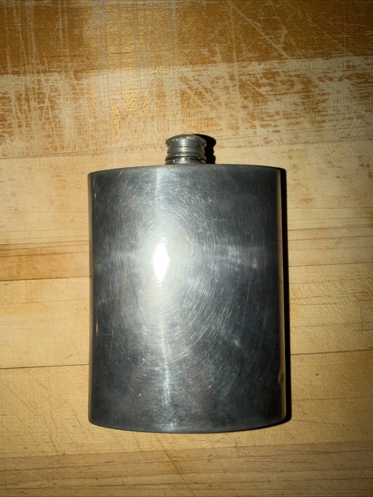 Vintage Brooks Brothers Silver plate 8 Oz Hip Flask, Made In England