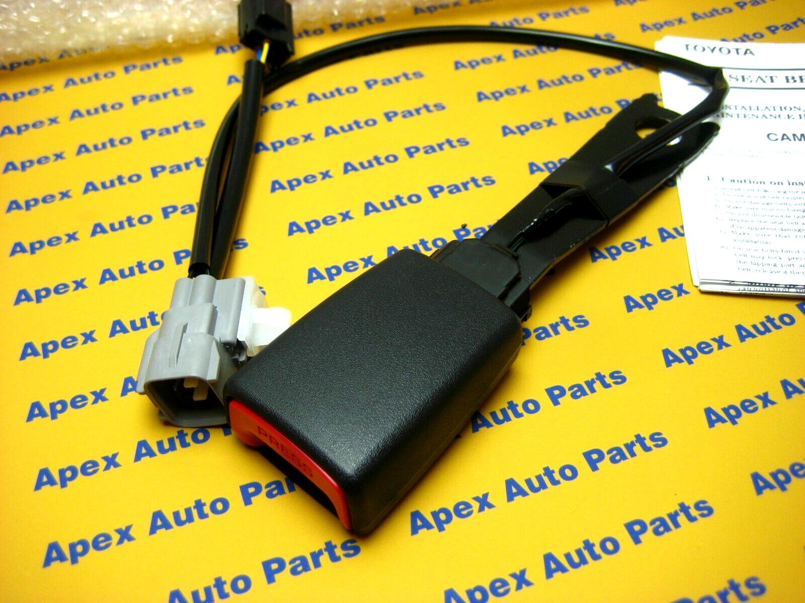 Toyota Camry Drivers Front Seat Belt Buckle NON Power Seat 2002-2003 OEM Black