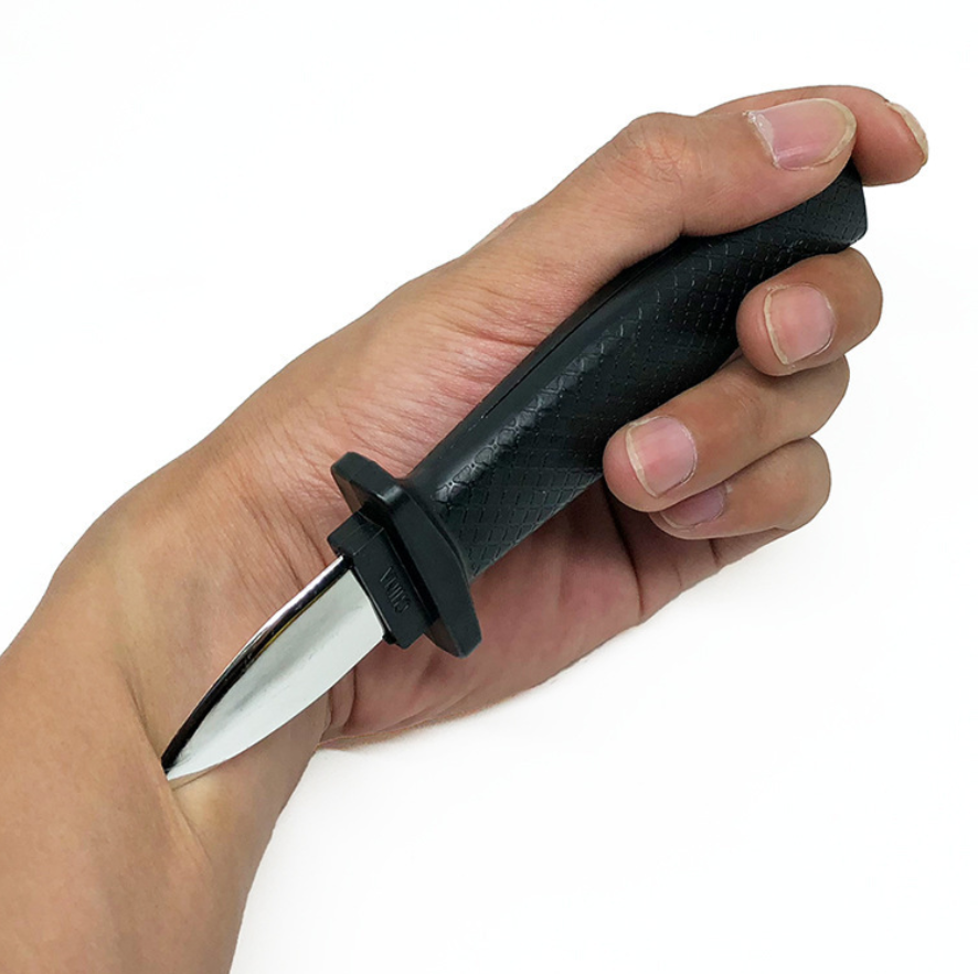 Fake Knife Magic Prop Prank Retractable Dagger Joke Trick Disappearing Blade Toy