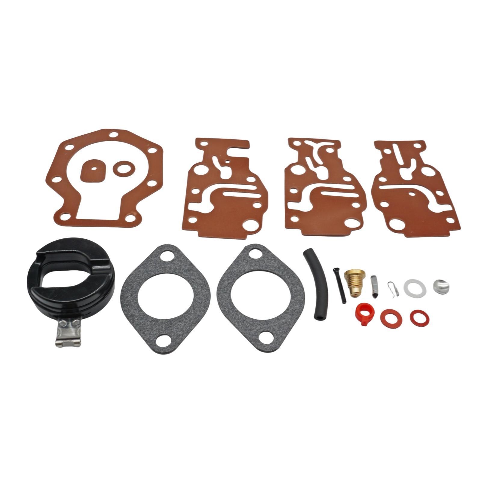 Johnson Evinrude 6 8 9.9 15 20 HP 439073 18-7219 Carburetor Kit with Float Carb