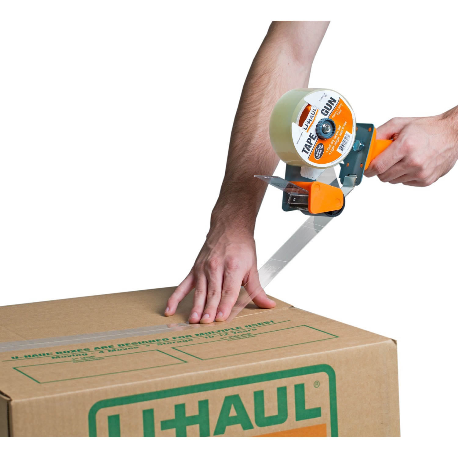 2 Pack Tape Gun Dispenser for Shipping Packing Storage-Orange Packing Dispensers