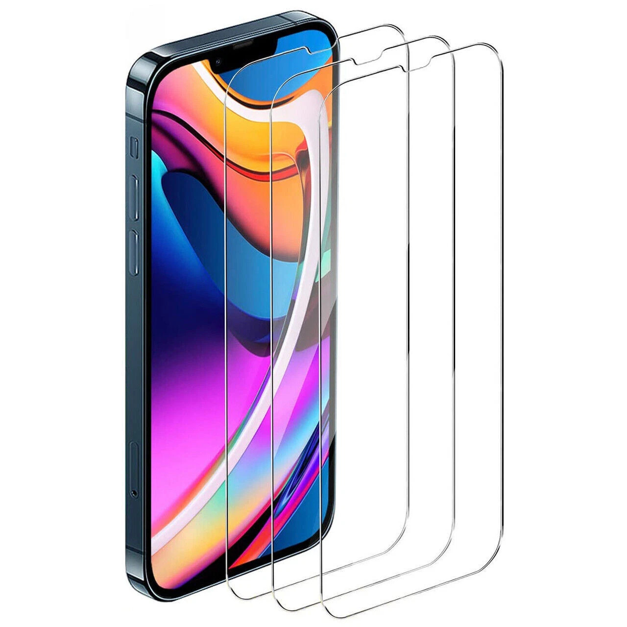 3X Tempered Glass Screen Protector For iPhone 17 16 15 14 13 12 11 Pro Max XR 8