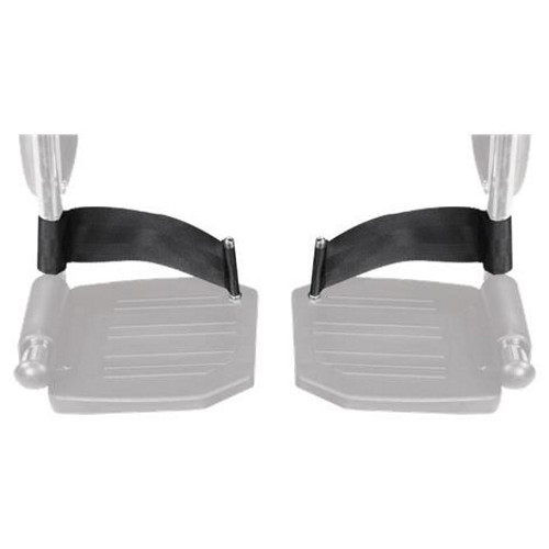 Wheelchair Heel Loops - Nylon Strap (Sold in Pairs) - NO HARDWARE!