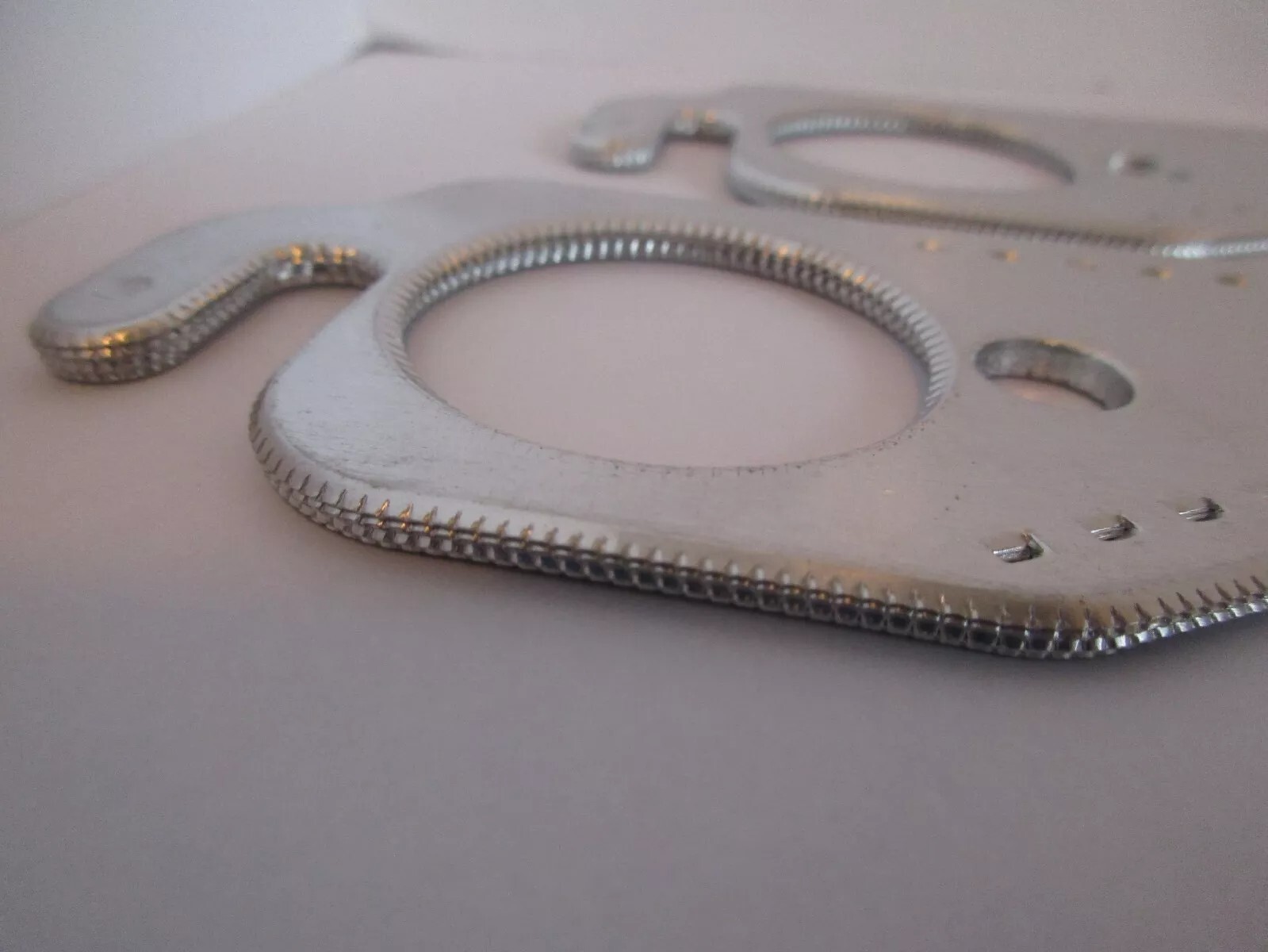 Small Block Chevy Aluminum Round Port Header Exhaust Gaskets Reusable SBC 350