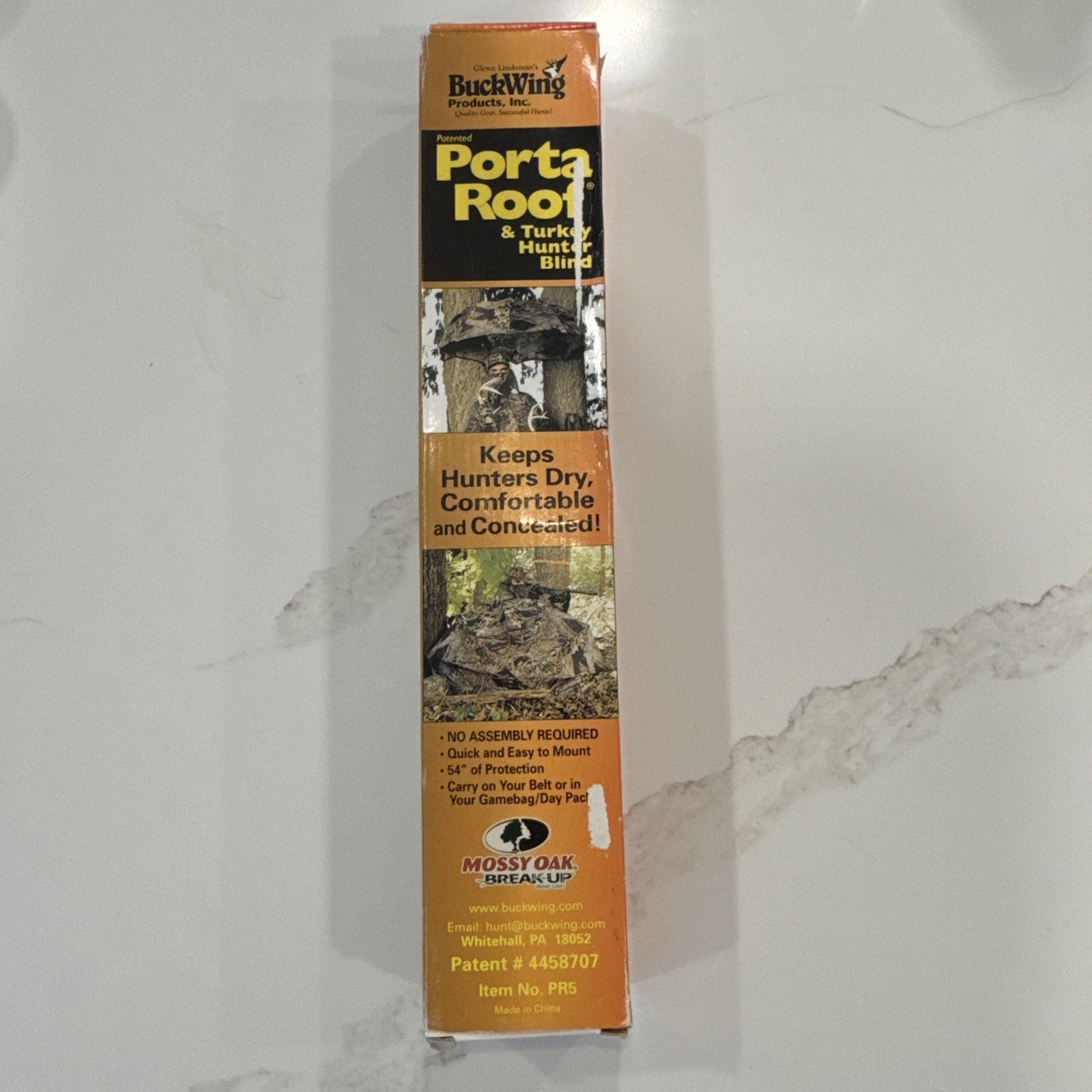 Vintage Buckwing Porta Roof & Turkey Hunter Blind Mossy Oak Break Up