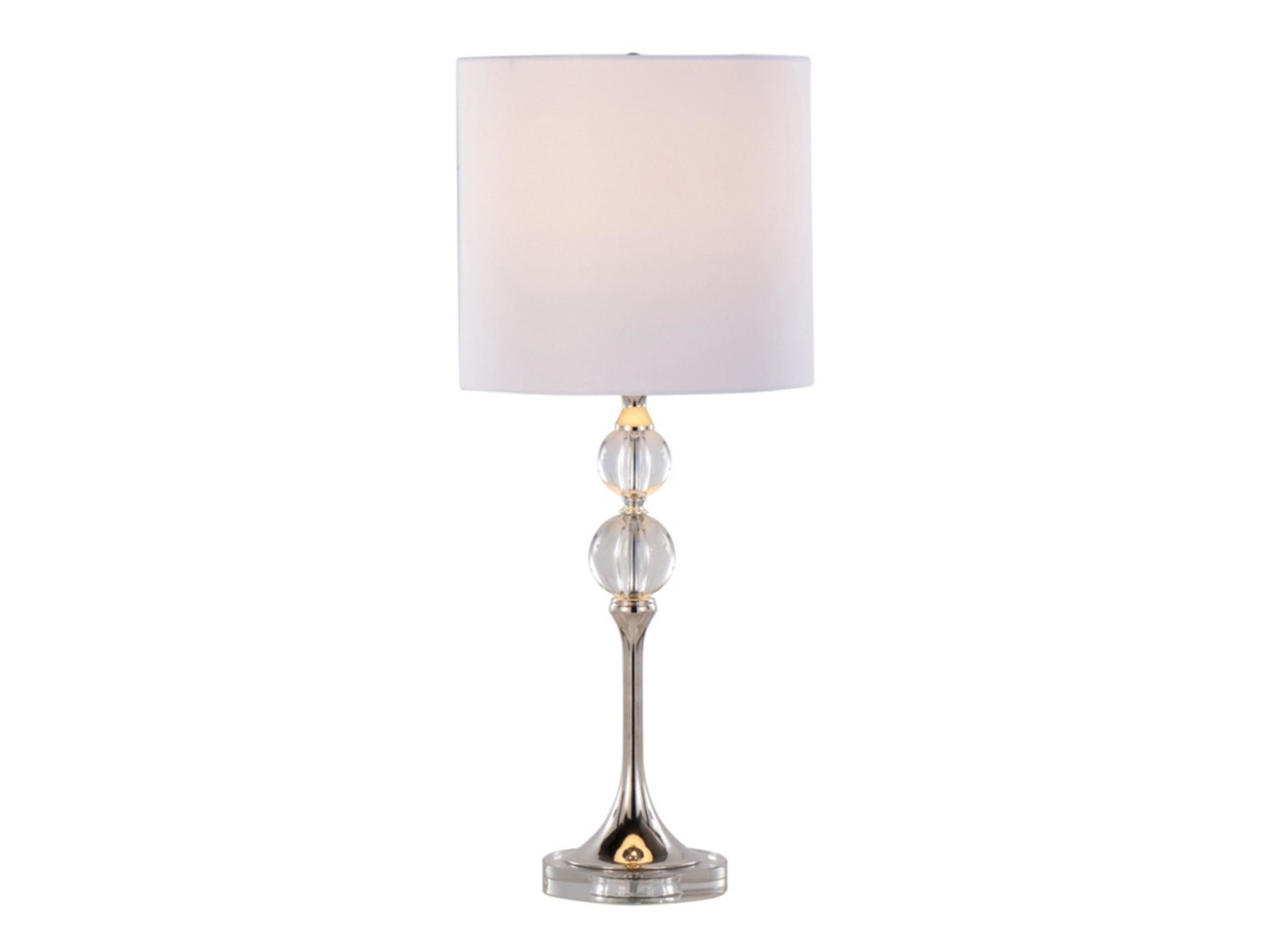 SET OF 2 LumiSource Clara Crystal Table Lamp Modern Bedroom Living Room Decor