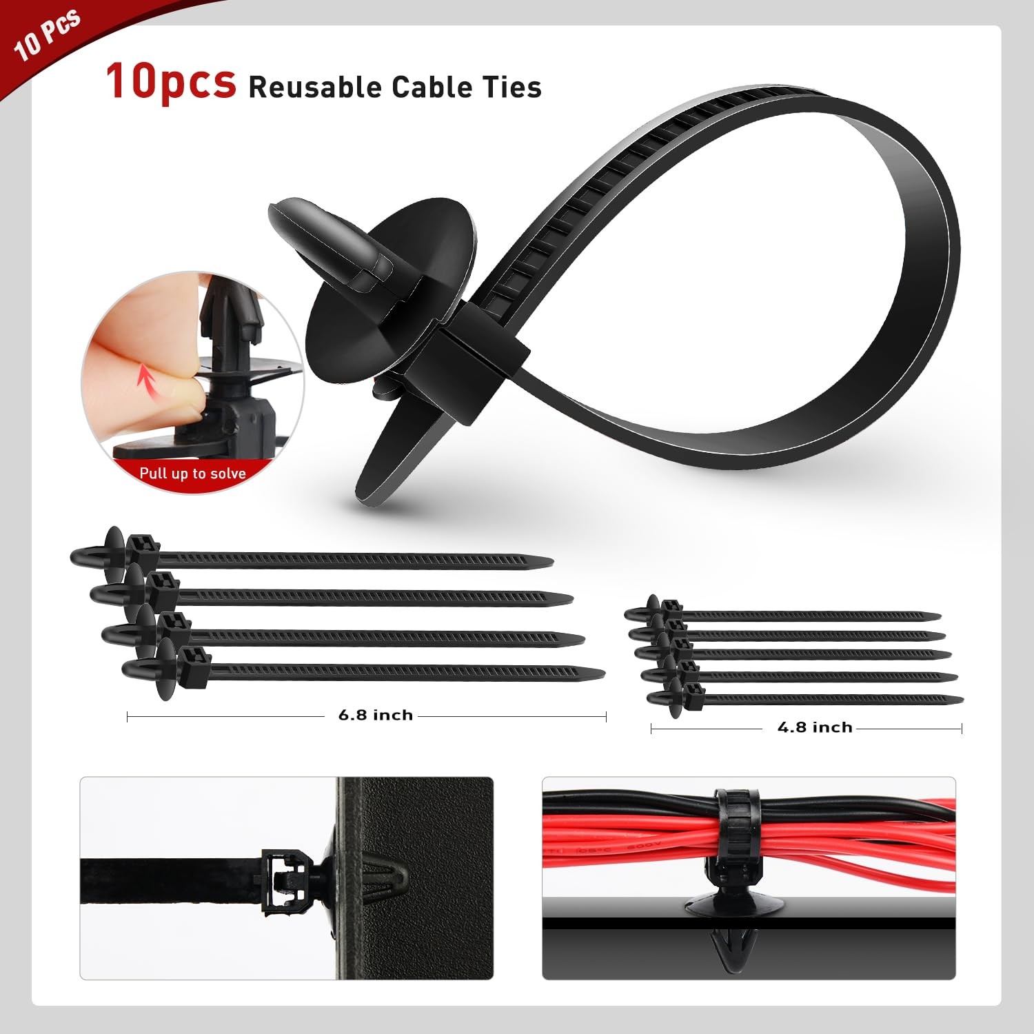 Nilight 1295Pcs Car Push Retainer Clips Auto Fasteners Kit-37 Sizes