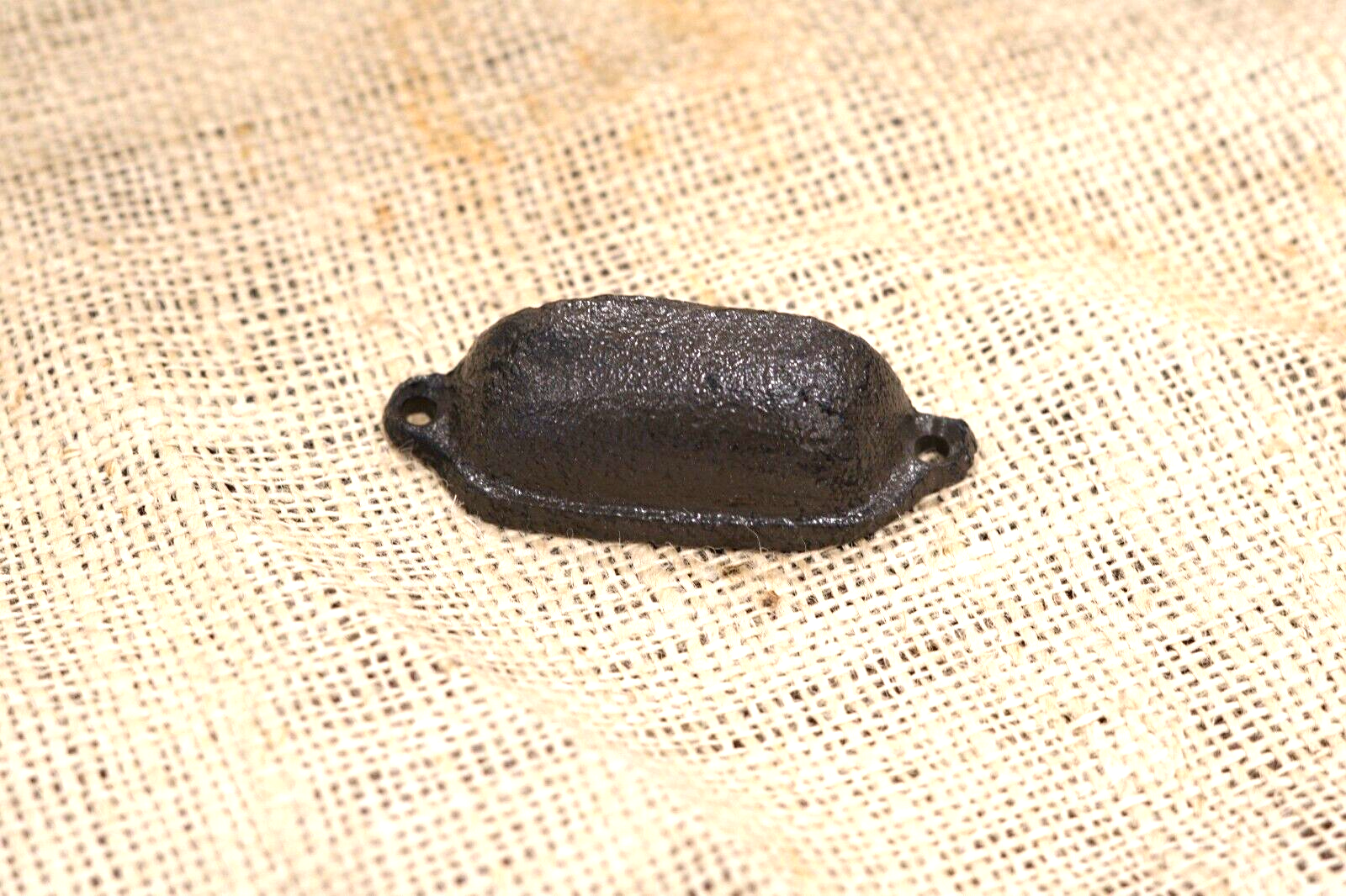 10 CAST IRON BROWN 3" ORNATE PULLS DRAWER CABINET BIN HANDLES RUSTIC VINTAGE