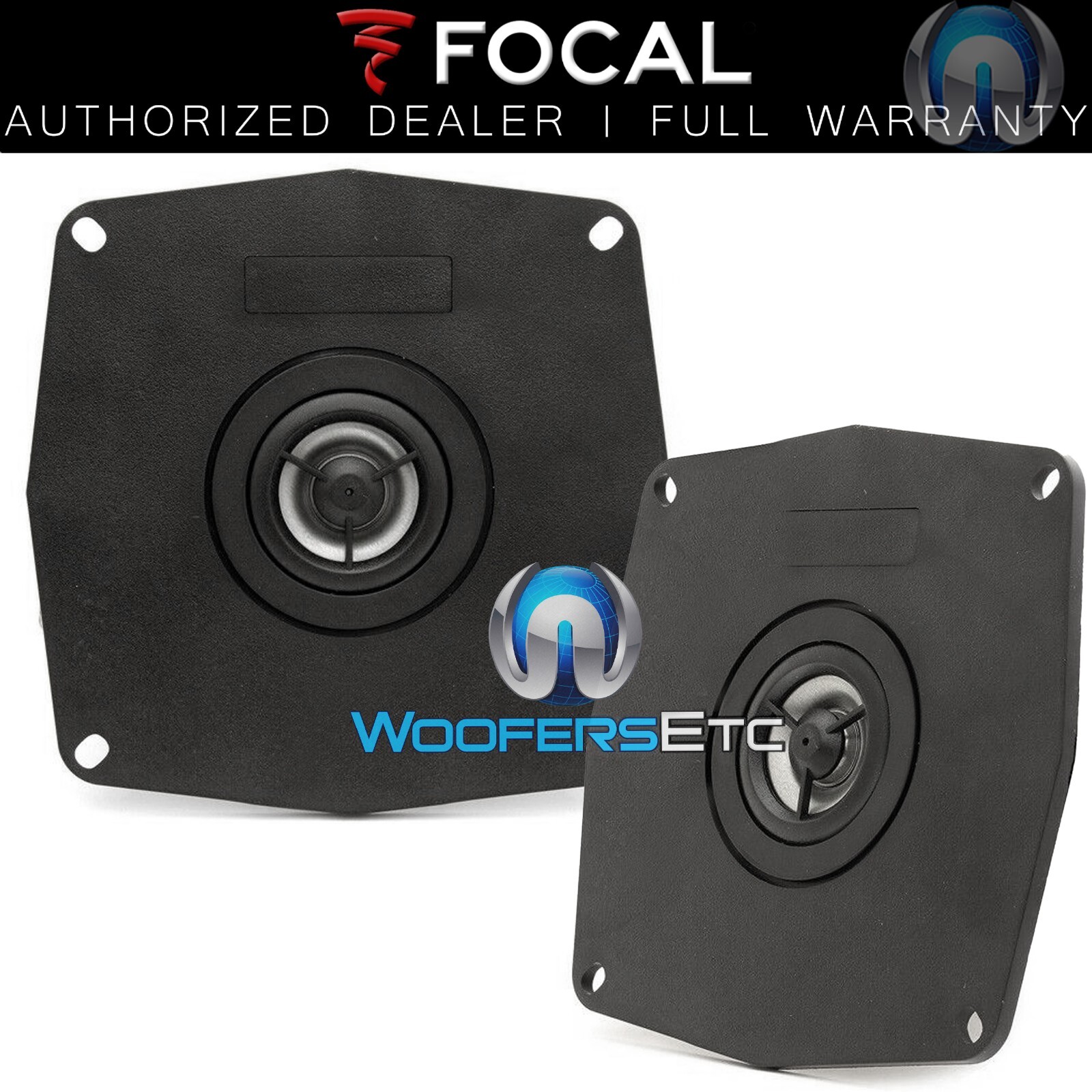 (2) FOCAL 1630/B HOME AUDIO TWEETERS SPEAKERS BUILT IN CROSSOVERS PAIR NEW