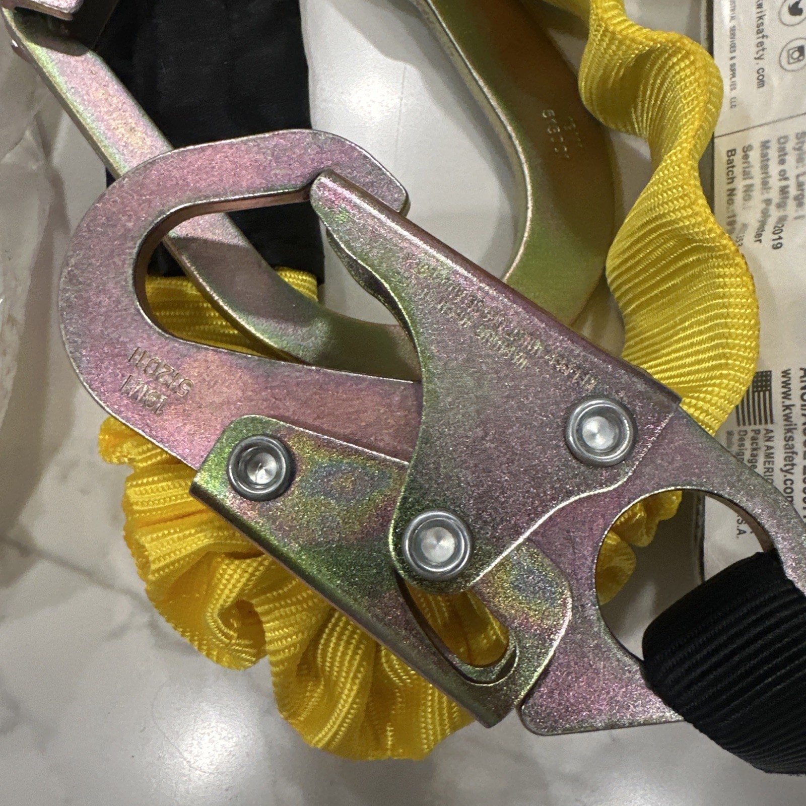 KwikSafety BOA 6' External Shock Absorber Safety Lanyard