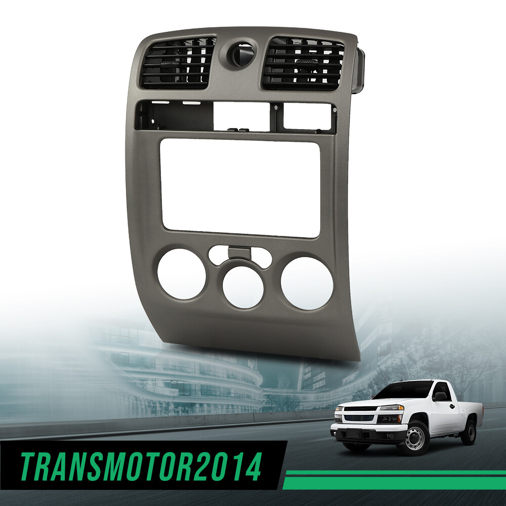 Fit For 2004-2012 Chevy Colorado GMC Canyon Center Dash Radio Vent Bezel Gray