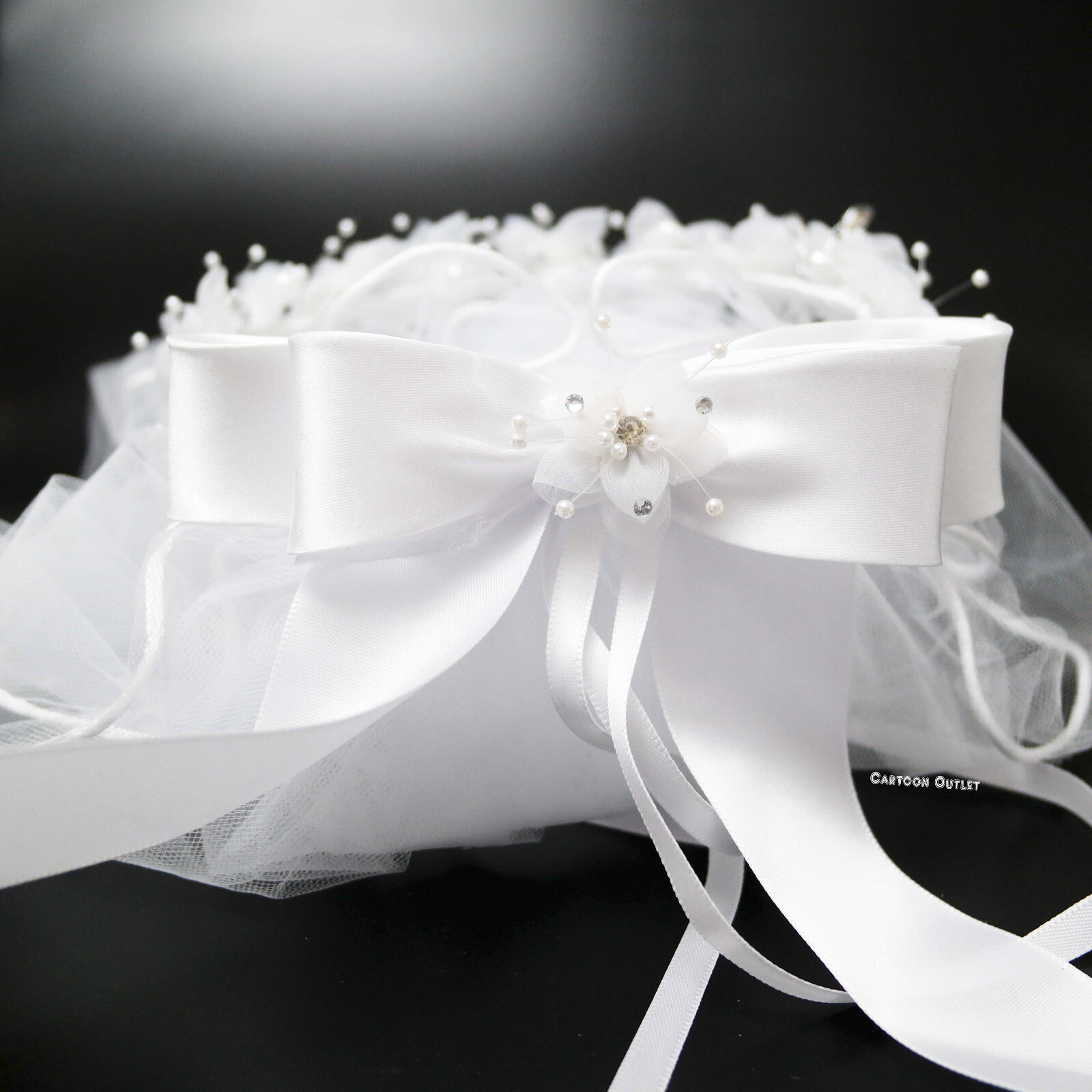 First Holy Communion Veil Girls White Flowers Head Band Primera Comunion