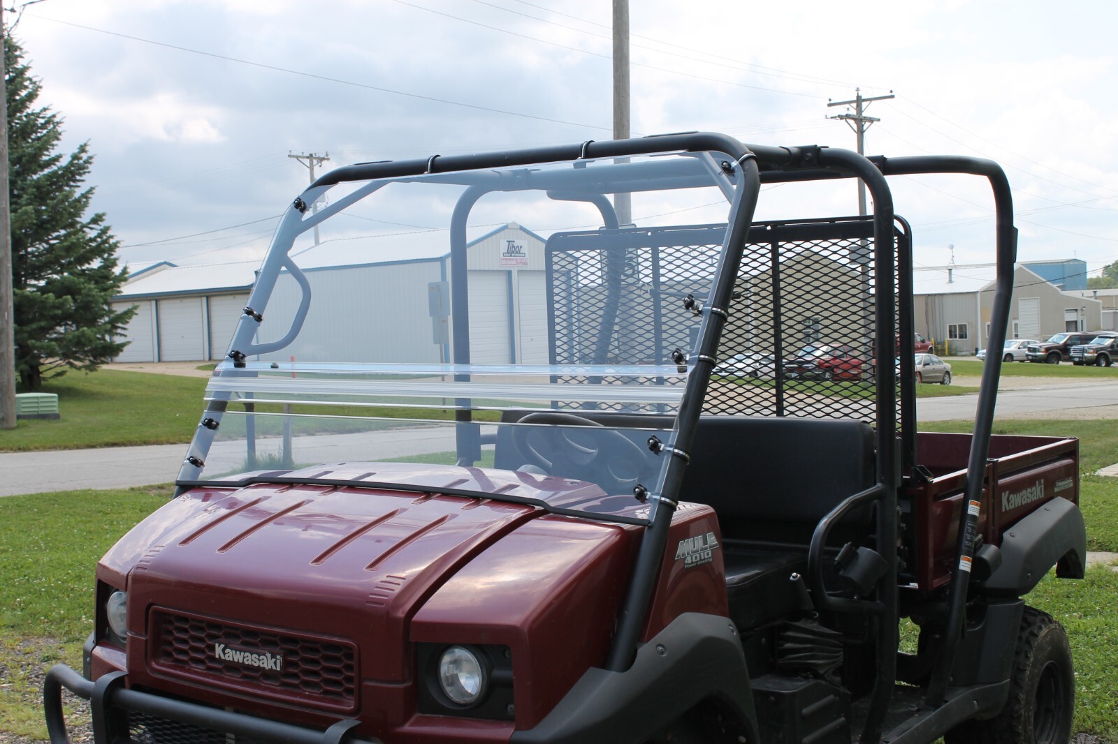 A&M Fold-Up Windshield for Kawasaki Mule 4000-4010
