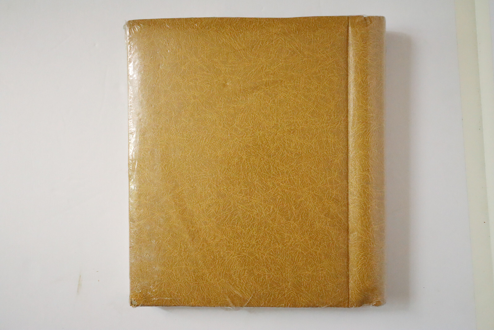 Vintage 60s 70s NEW UNSUED Photo Album 60 Magnet Pages Yellow Orange