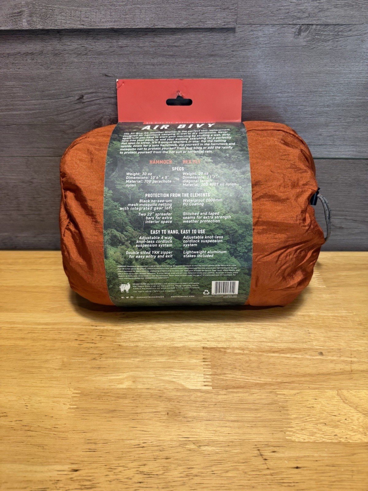 GRAND TRUNK Air Bivy All Weather Shelter