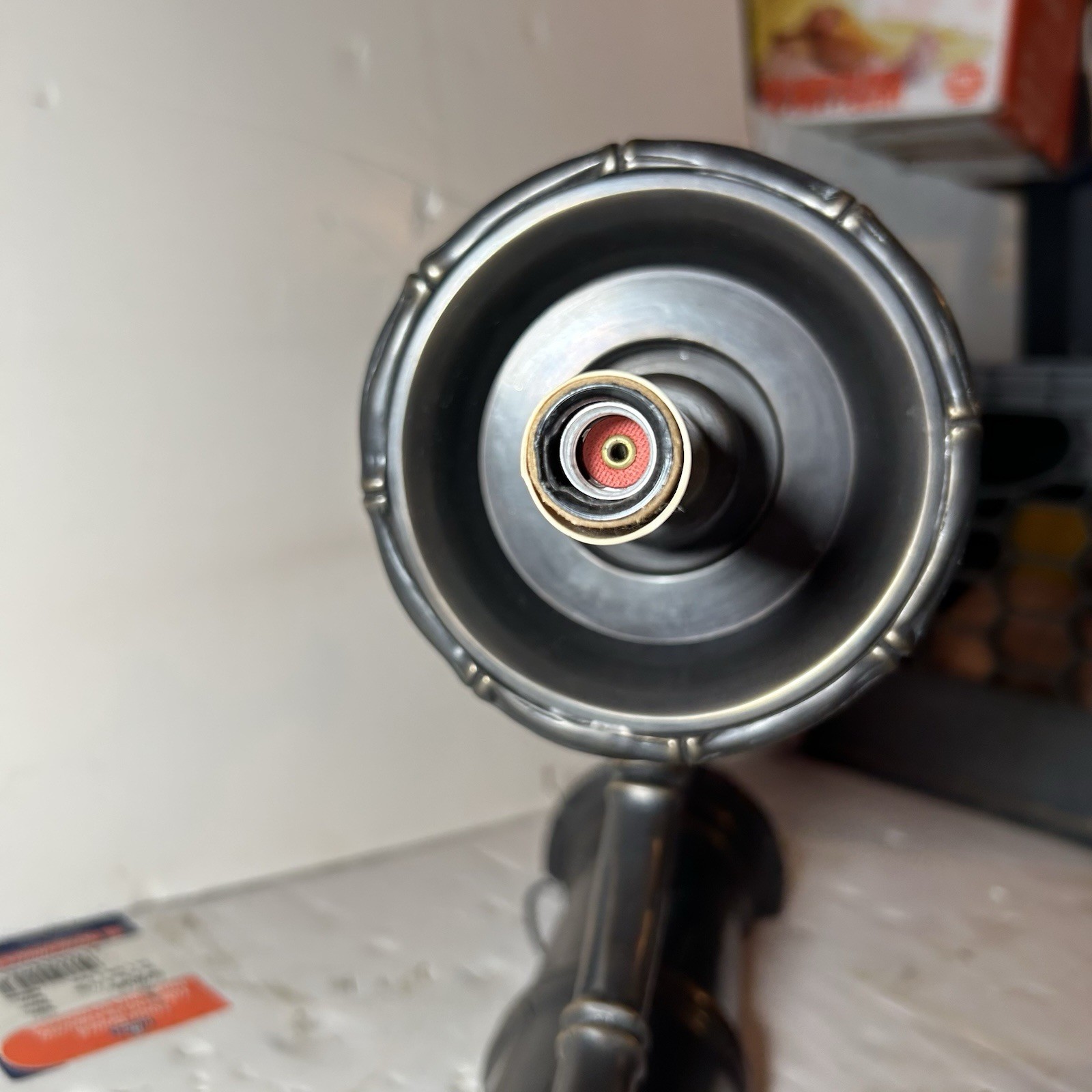 PAIR Vintage Decorative Arts Inc HUGE 31.75” Bronze / Brass Bamboo Wall Sconces