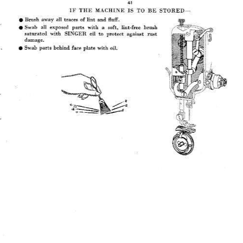Late White Singer Featherweight 221 221-1 Sewing Machine Owners Manual Booklet