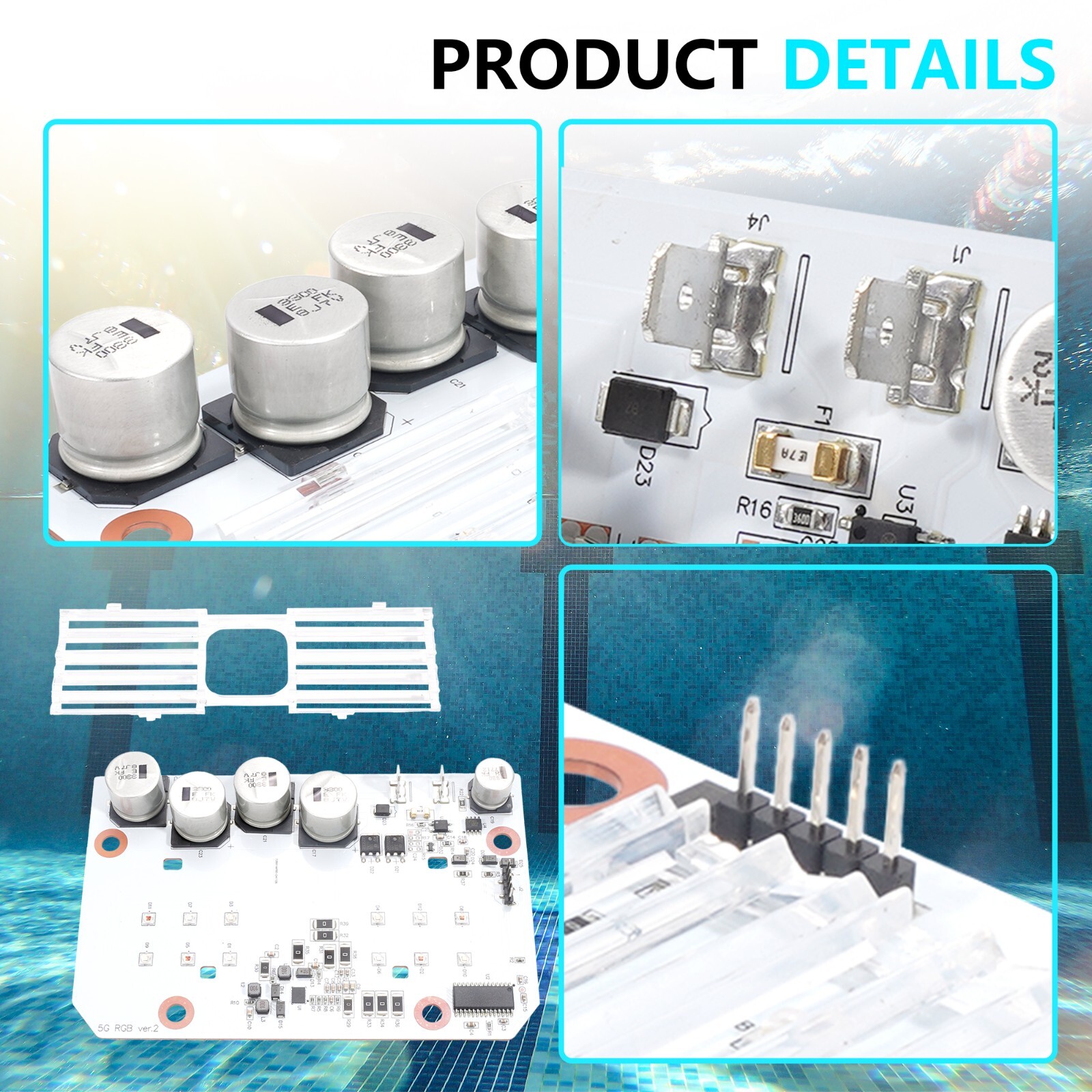 619818Z LED Light Engine Board Kit Fit IntelliBrite 5G Color LED Pool Light PCBA