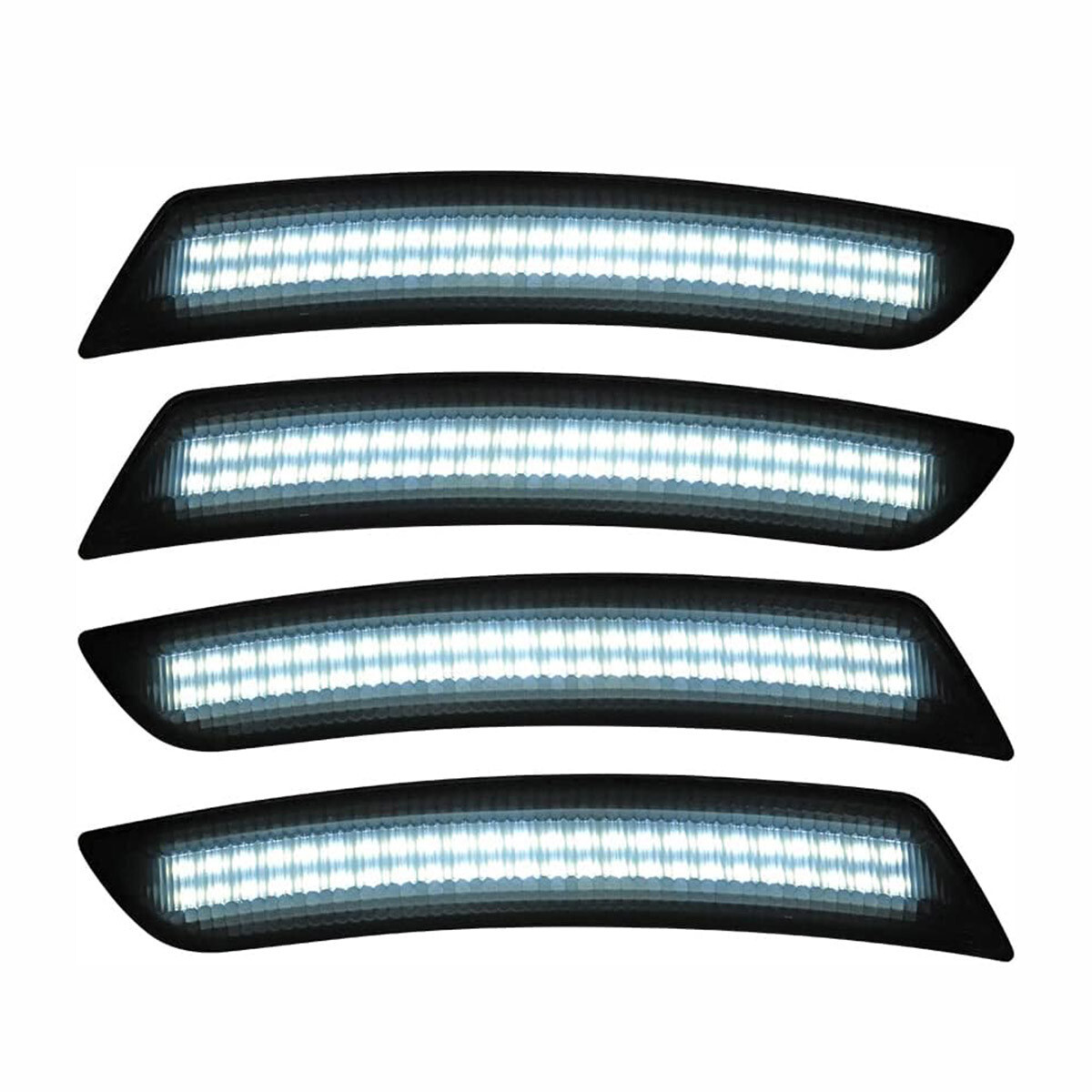 4X LED Side Marker Lights Front Rear Set for Chevy Camaro LS LT SS ZL1 2016-2022