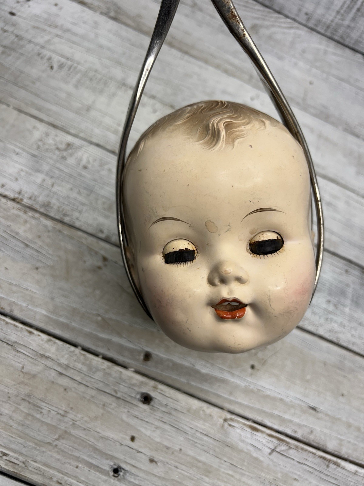 AS-IS Rusty Obstetrical Forceps Medical Birth Birthing Device Oddity Oddities