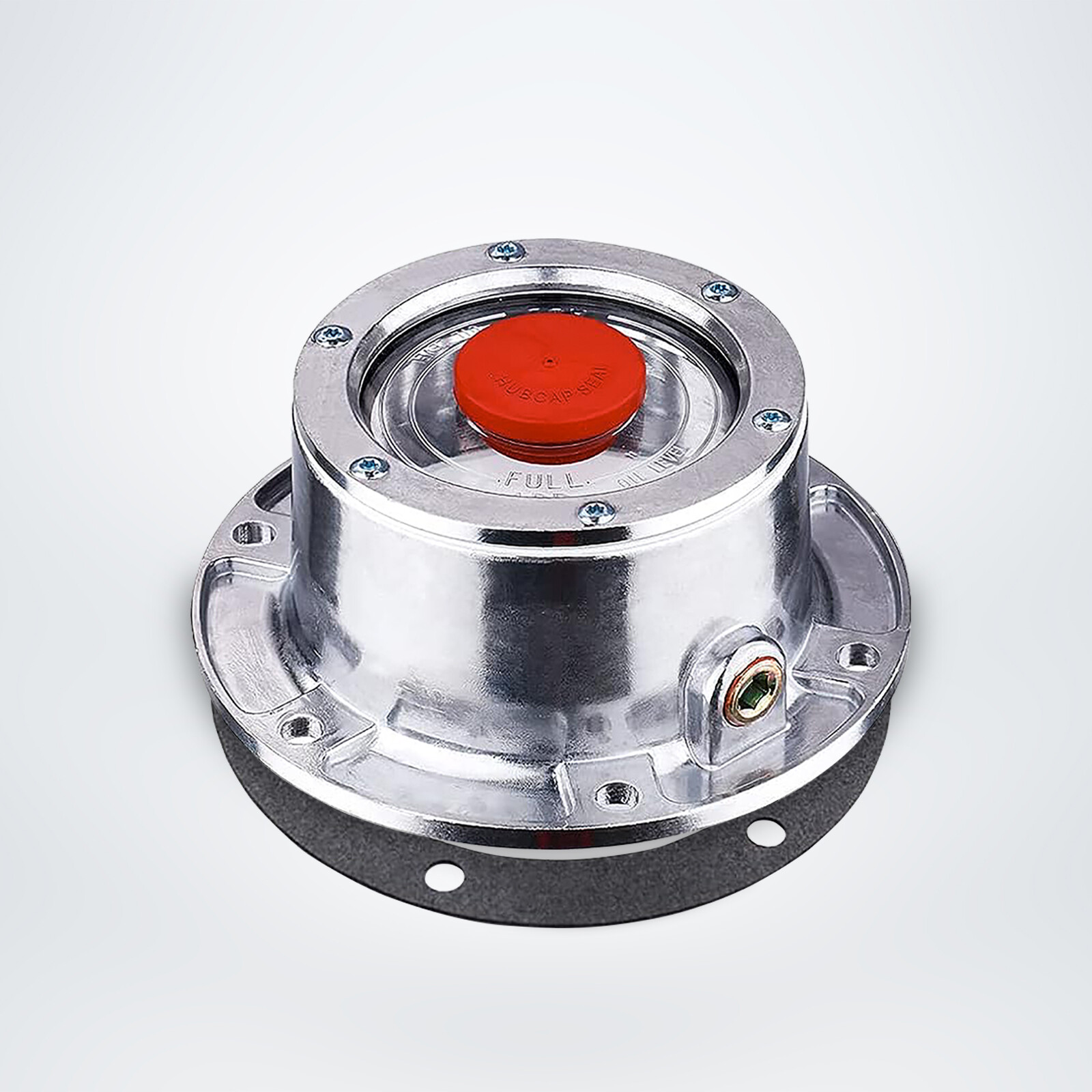 4 Pcs Aluminum Hub Cap Replaces 343-4009 with extra 5 Pcs Gaskets and 5 Pcs Rub