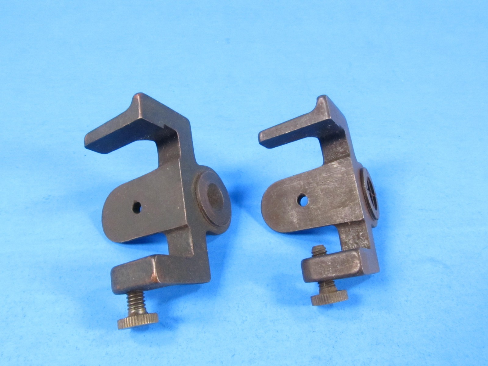 pair Stanley No 1 sights for wood wooden levels functional but need cleaning