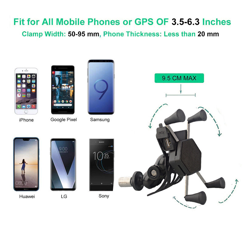 Navigation Phone Mount Bracket Holder For SUZUKI HAYABUSA GSX 1300R 1999-2023