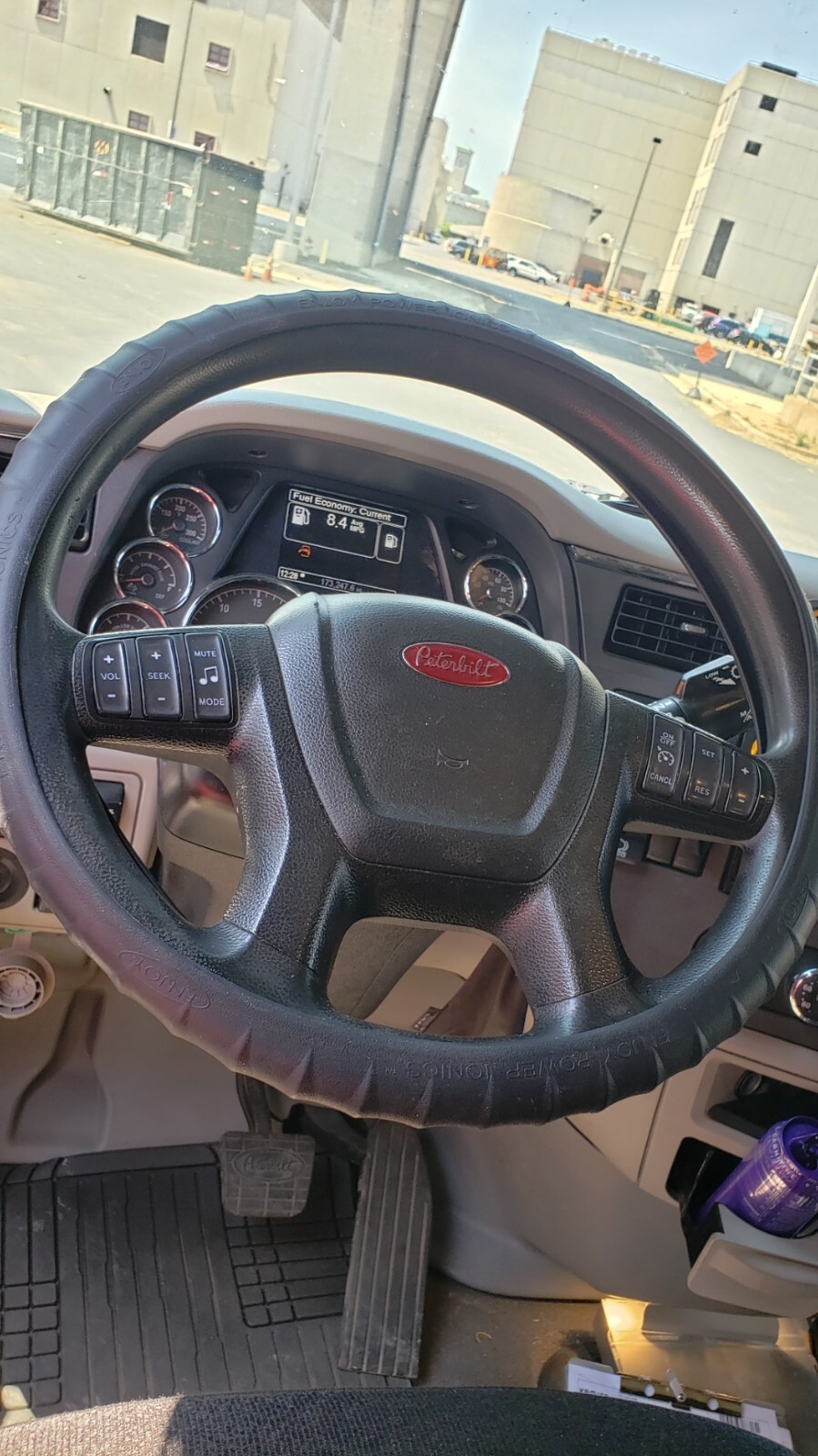 Silicone Semi-Truck Steering Wheel Cover Fits 16" 17" 18" 19" Maximum Grip