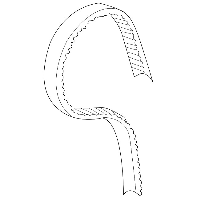 Genuine Honda Timing Belt 14400-R9P-A01