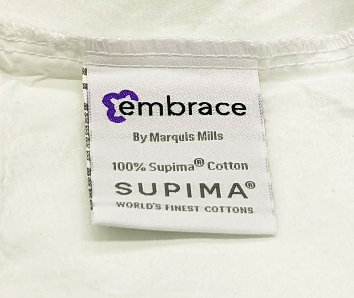 3pc Duvet Set Embrace Collection 100% Supima Cotton Hotel Bedding White