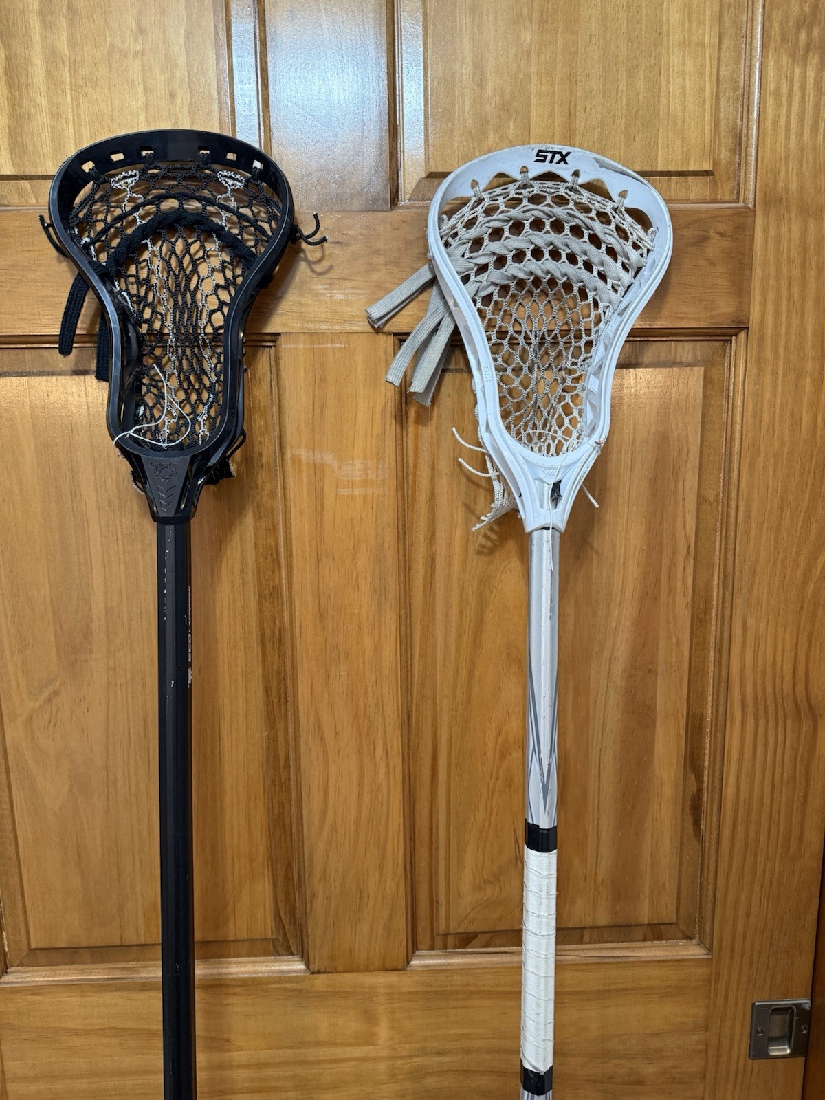 STX Lacrosse Complete Sticks Black & White Plastic Metal