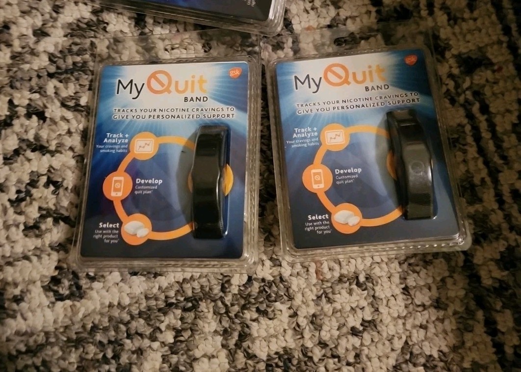 2 GSK My Quit Band Quit Smoking Smartwatch