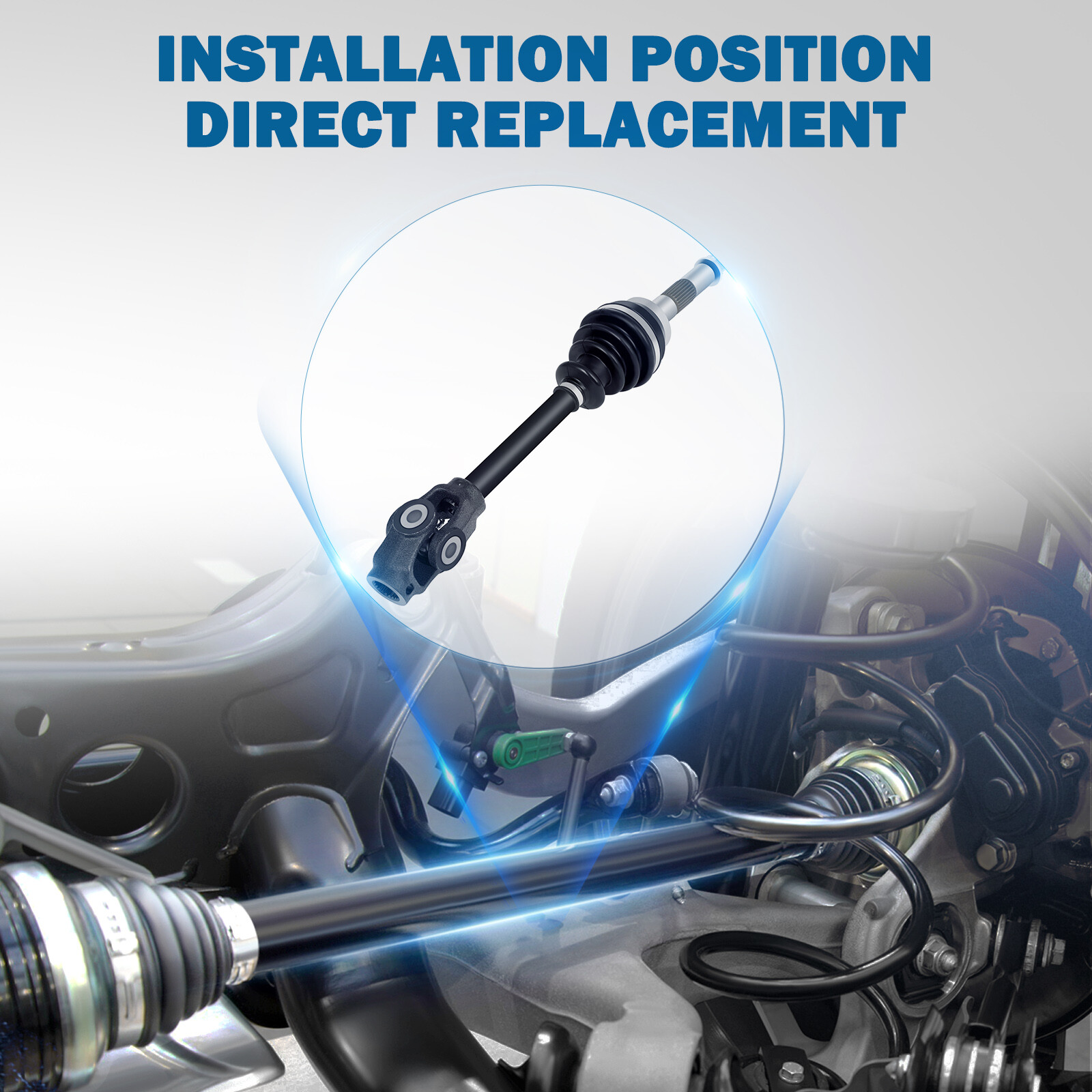 For Polaris Sportsman 335 400 400L 500 Pair Front Left Right CV Axle Drive Shaft