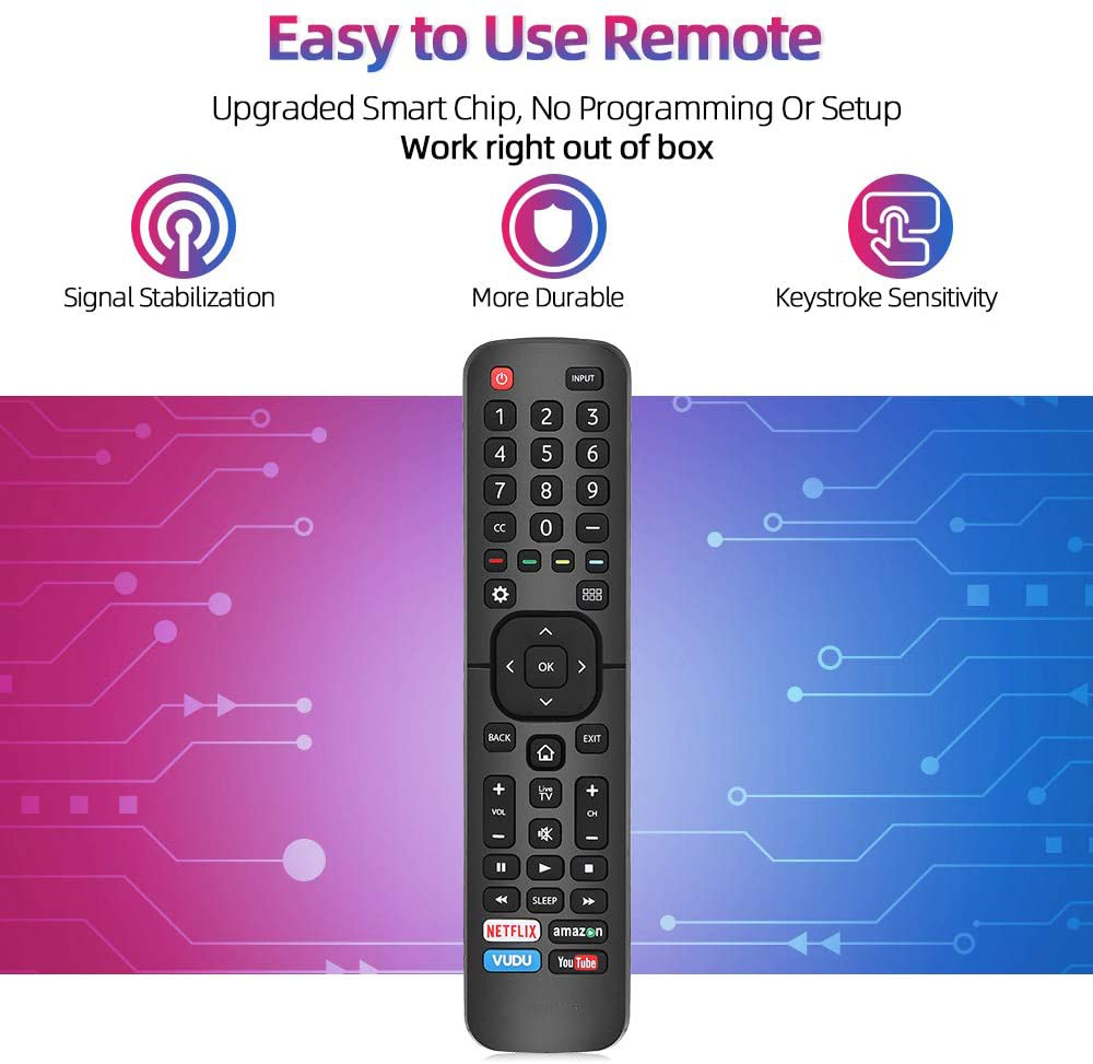 New Hisense Replacement Remote EN2A27 EN2A27HT for Hisense SMART LED TV