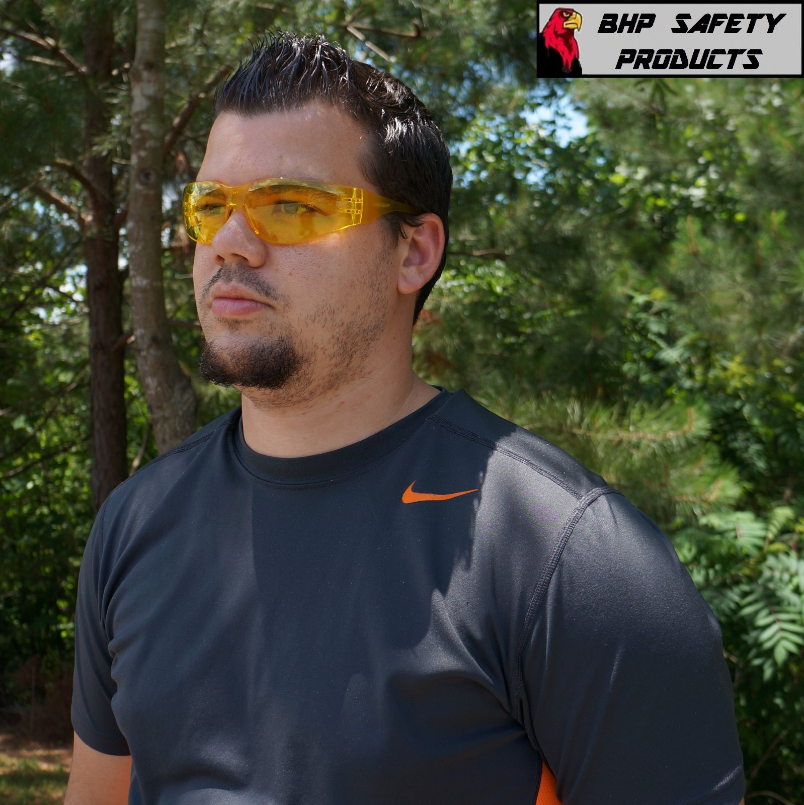 12 PAIR PACK Protective Safety Glasses Yellow Amber Lens Eyewear Night Sports