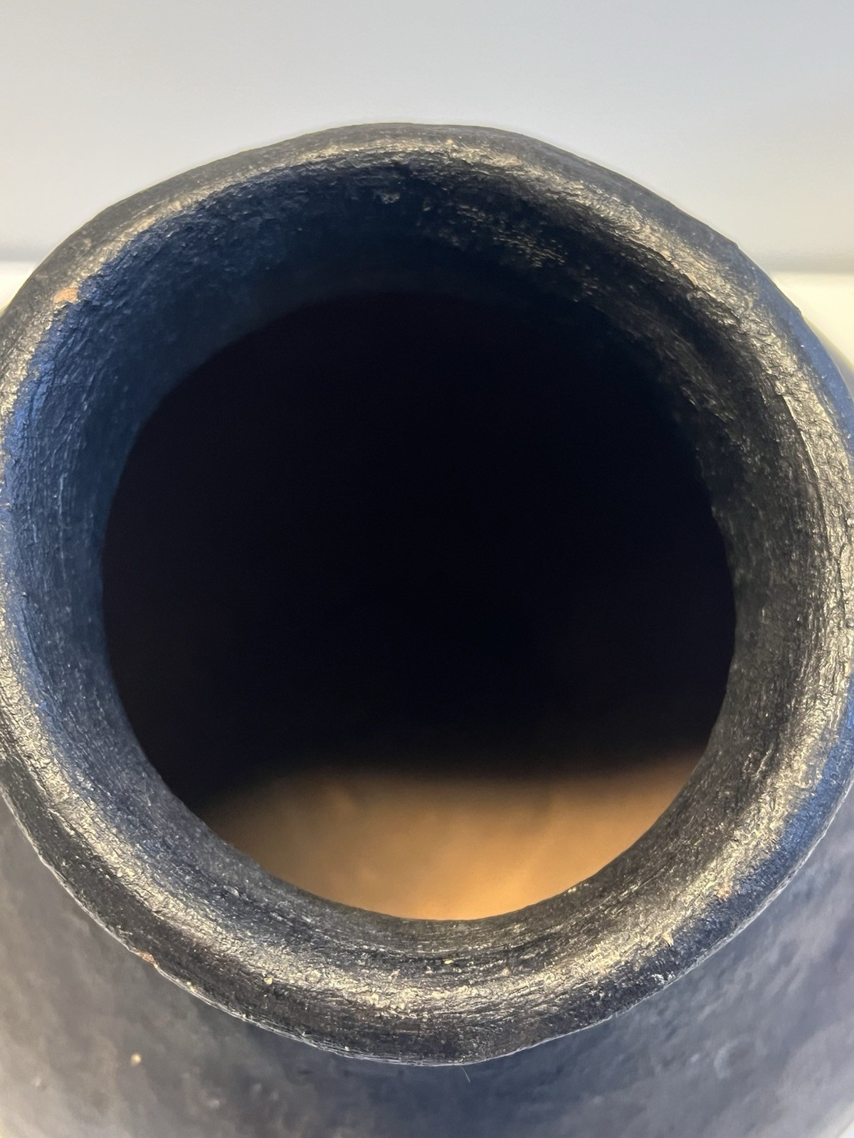 Antique Native American Indian Mississippian Era Olla Clay Pottery Jug;