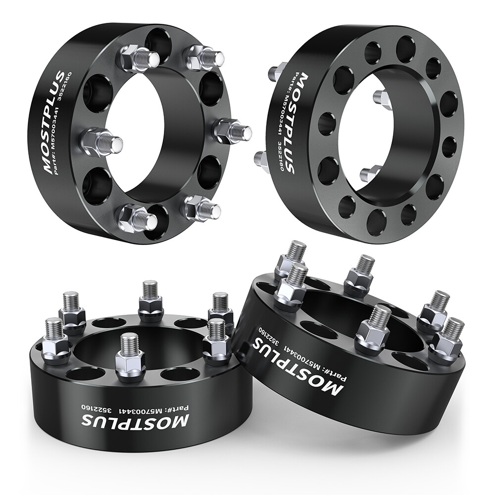 4Pcs 2 inch 6 Lug 6x5.5 Wheel Spacers Adapter For Chevy Silverado Suburban GMC