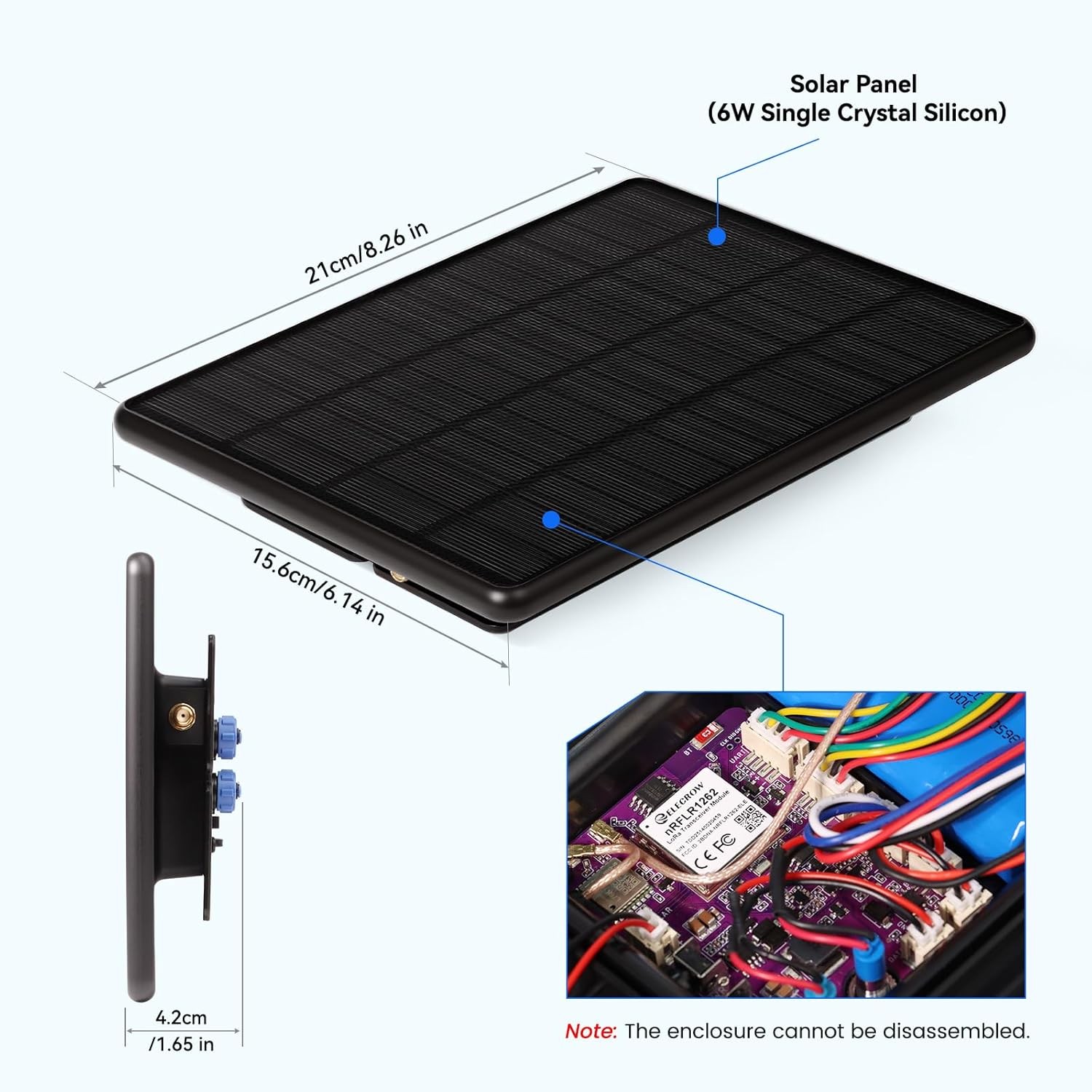 Meshtastic Solar LoRa Repeater Built in nRF5284 SX1262 with GPS Meshcore Node