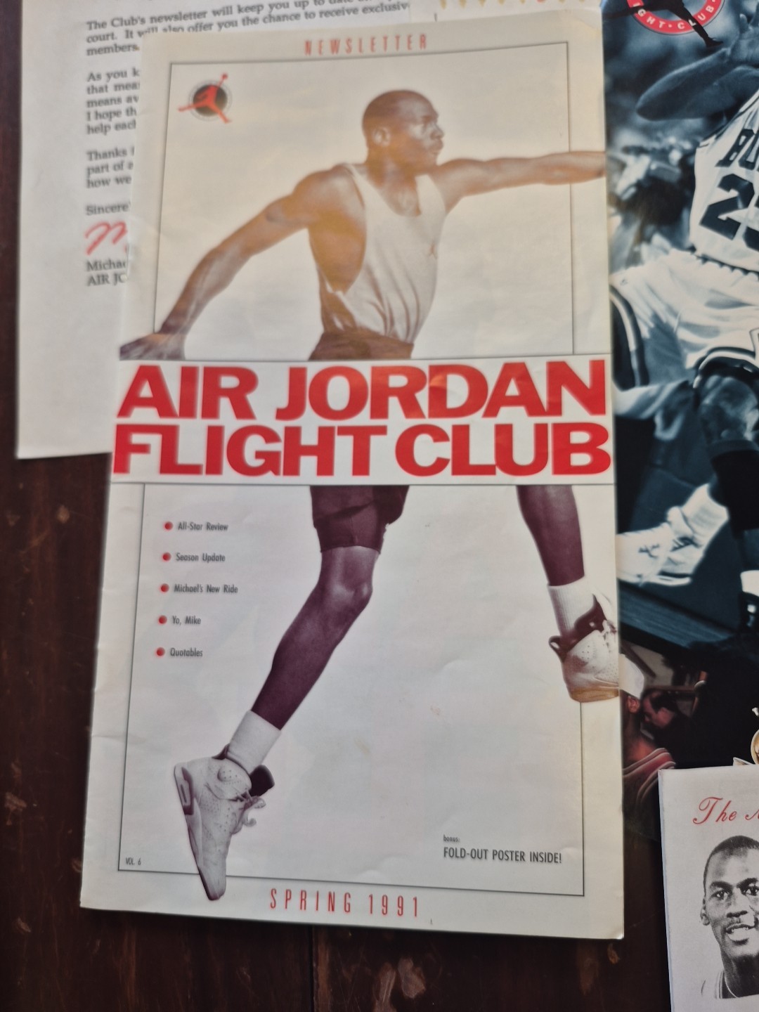1991 Air Jordan Flight Club Welcome Kit 10pcs Including 1991 Calendar