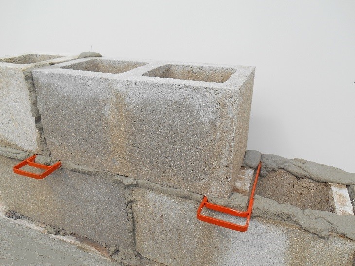 Masonry Fork & Compacting Trowel. Cement Block and Brick Joint Spacer Tool.