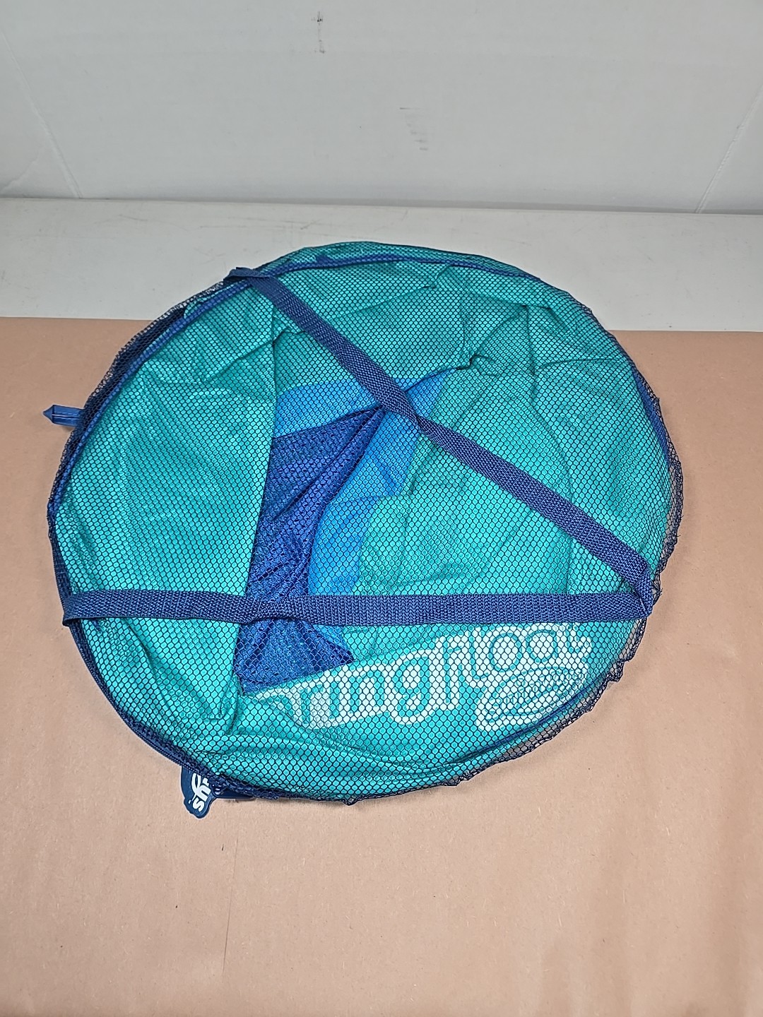 SwimWays Spring Float Recliner Pool Lounge Chair Hyper-Flate Valve Aqua 55”x38”