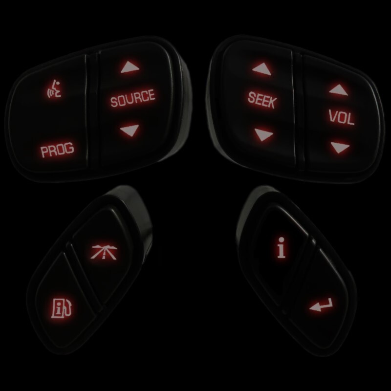 GM Steering Wheel Switch Control Buttons Bulb to LED Upgrade Kit Easy DIY