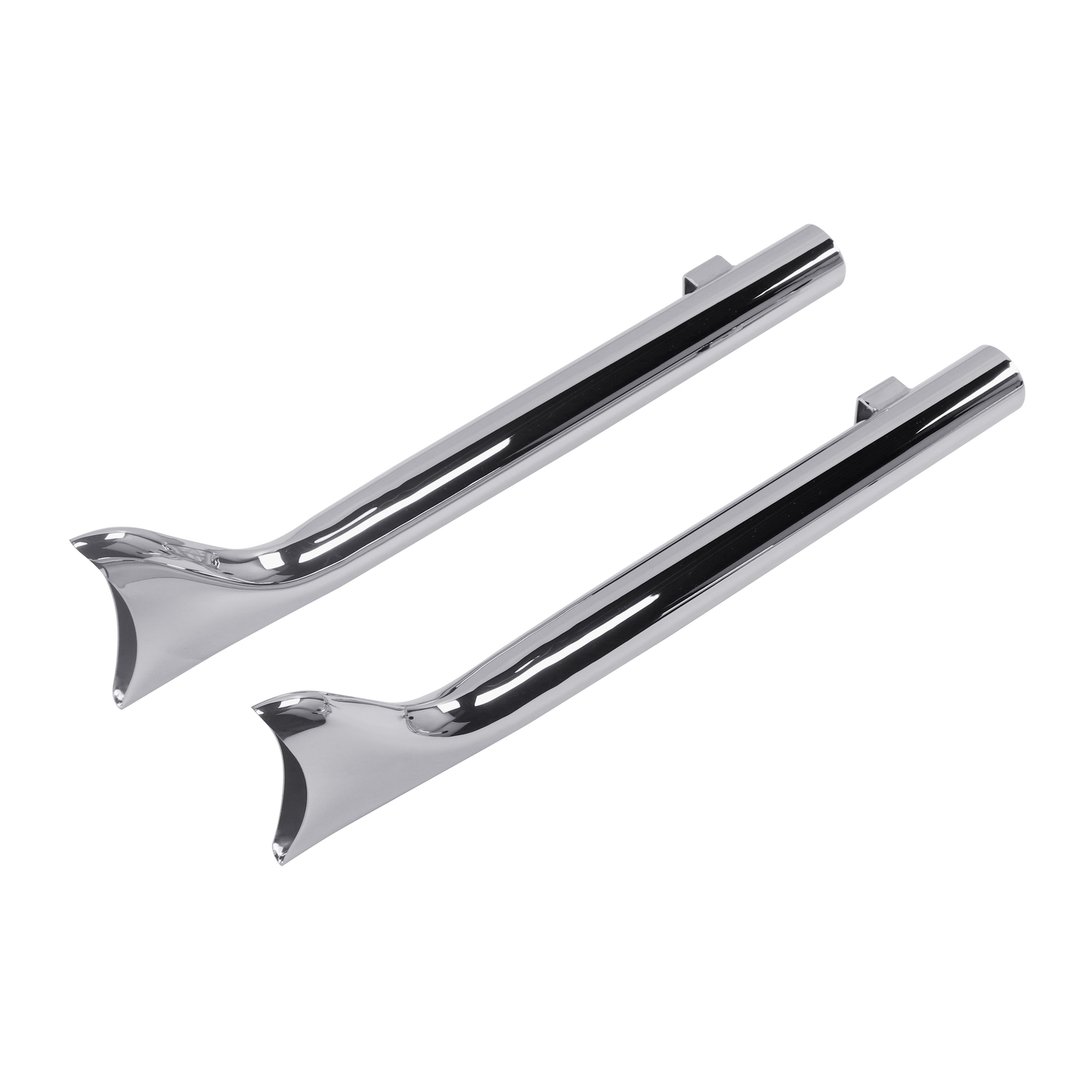 Fishtail Upsweeps for 86-17 Narrow Tire Harley Softail Exhaust Pipes Upgrading